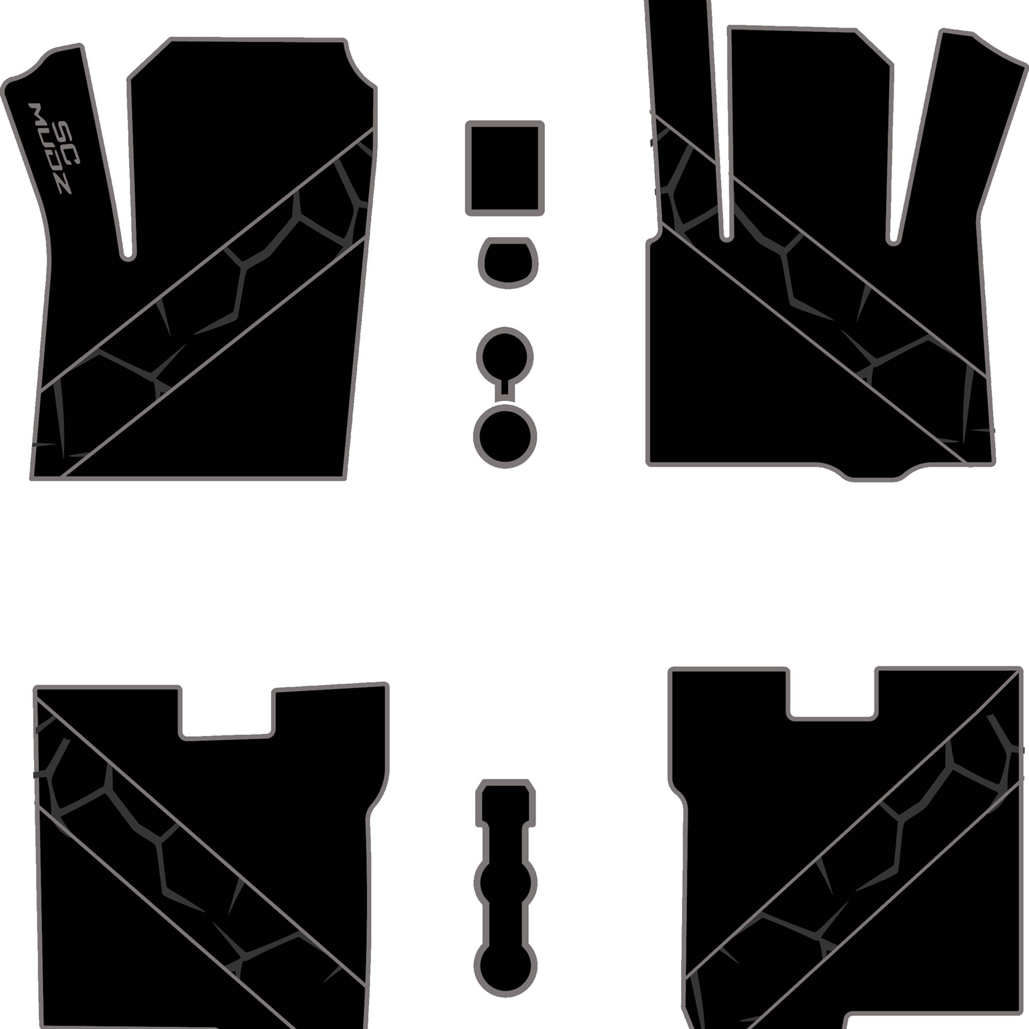 2022-2026 Polaris RZR Pro R - 4 Seat Floor Mats - OEM