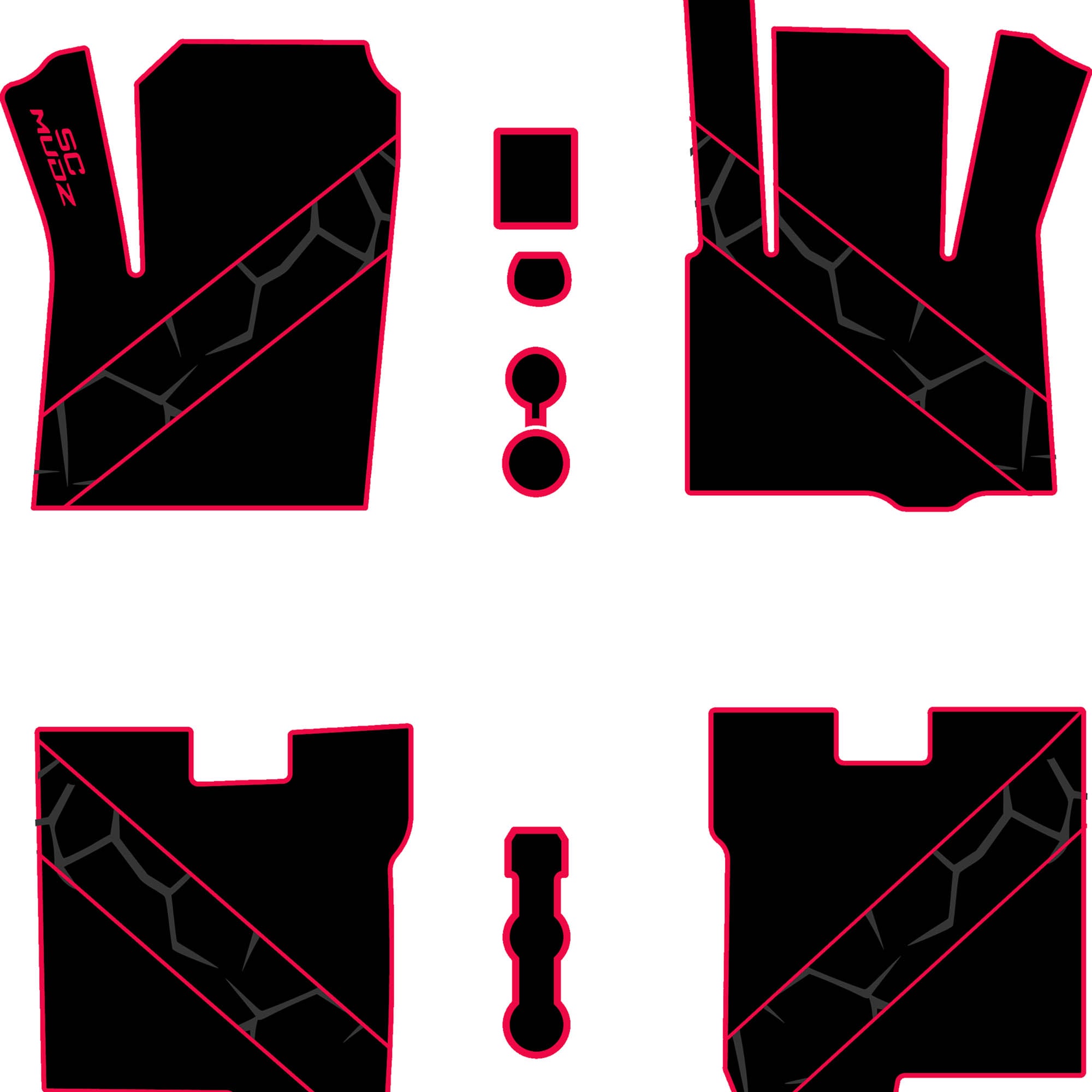 2022-2026 Polaris RZR Pro R - 4 Seat Floor Mats - OEM