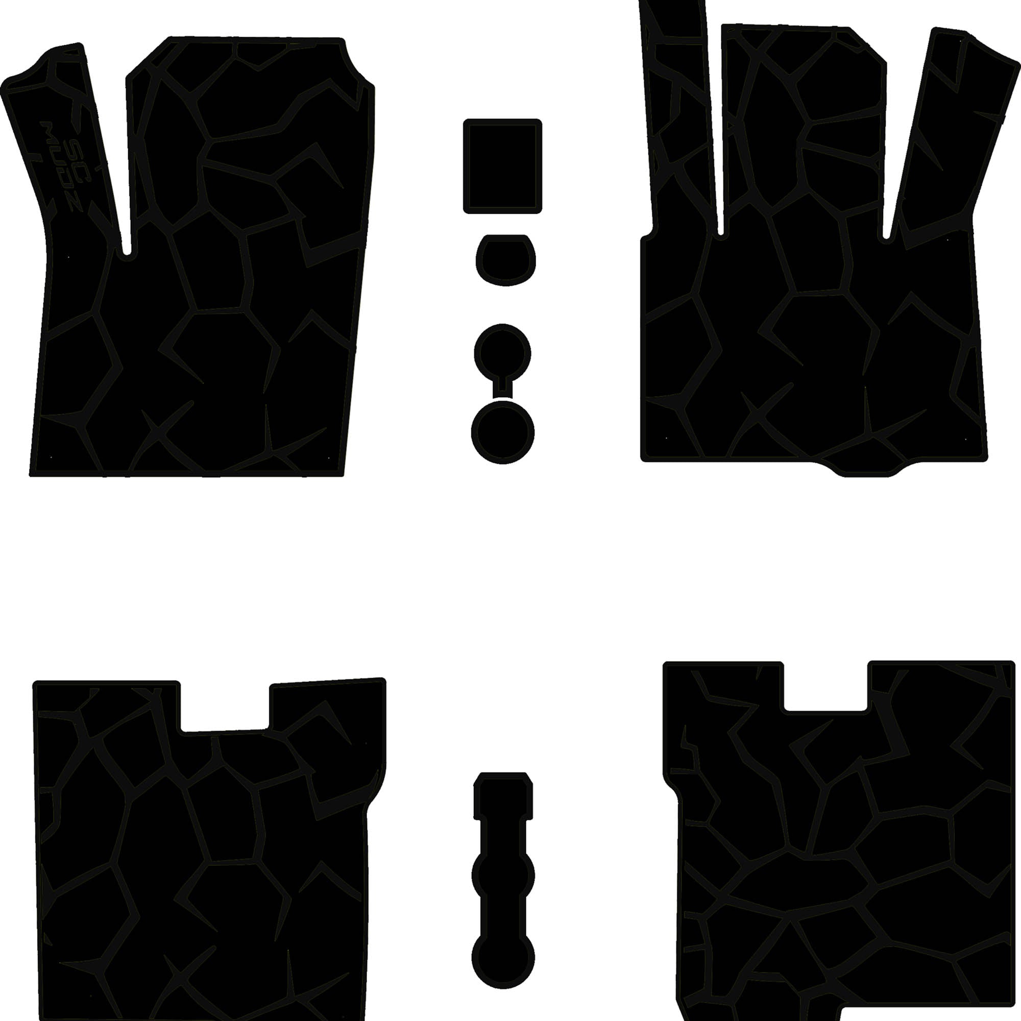 2022-2026 Polaris RZR Pro R - 4 Seat Floor Mats - OEM