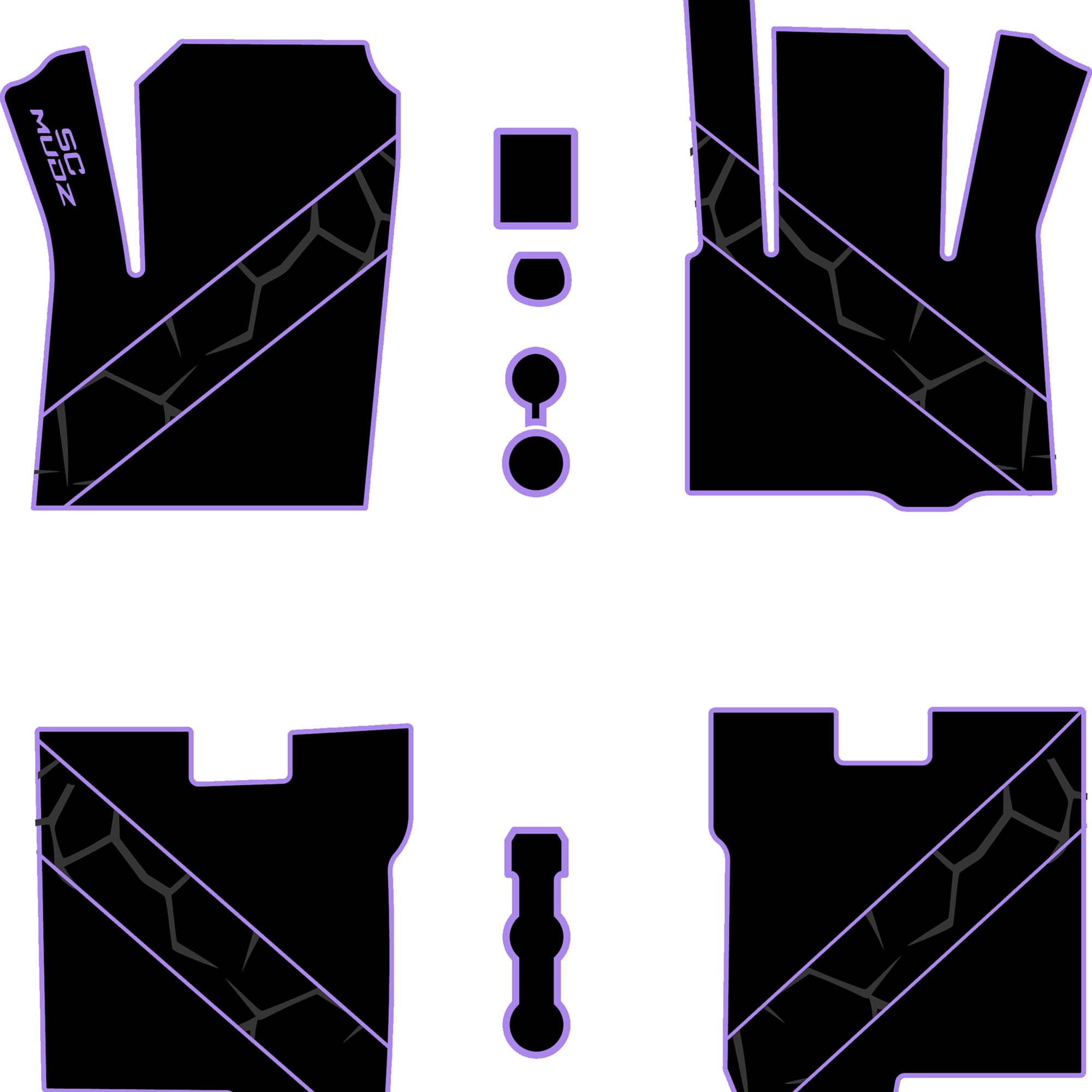 2022-2026 Polaris RZR Pro R - 4 Seat Floor Mats - OEM