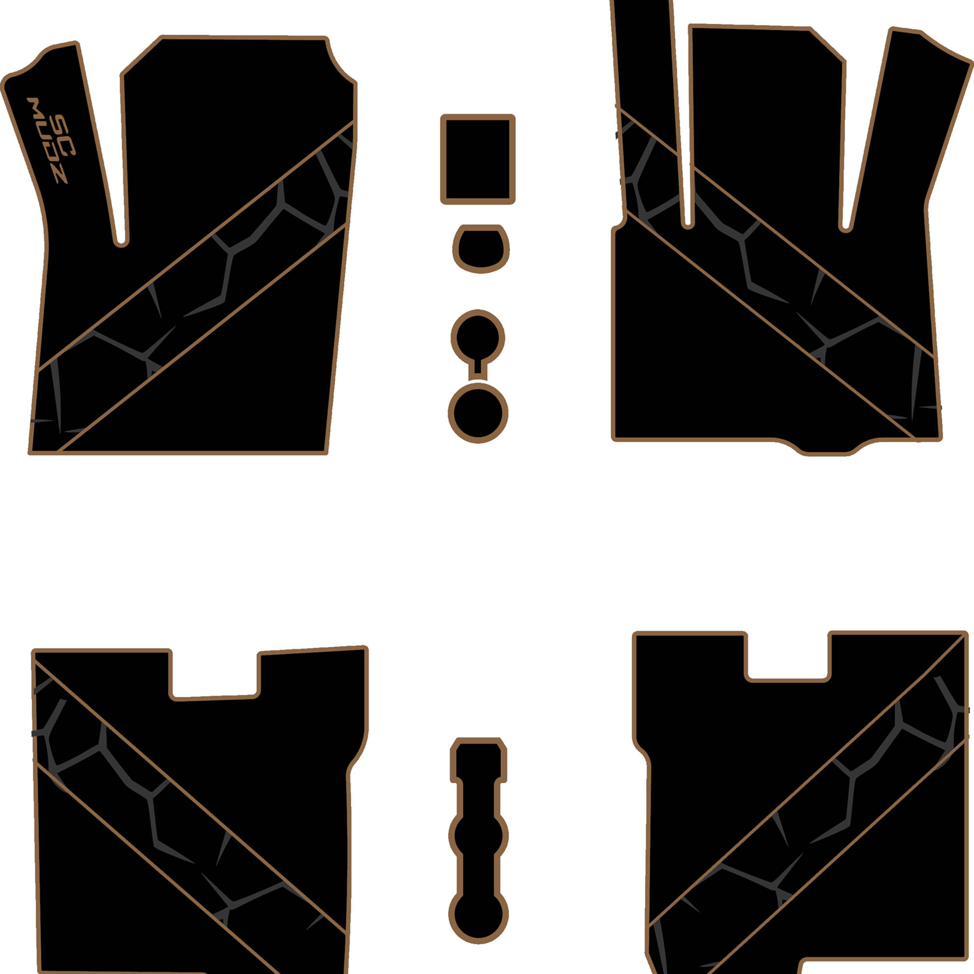 2022-2026 Polaris RZR Pro R - 4 Seat Floor Mats - OEM