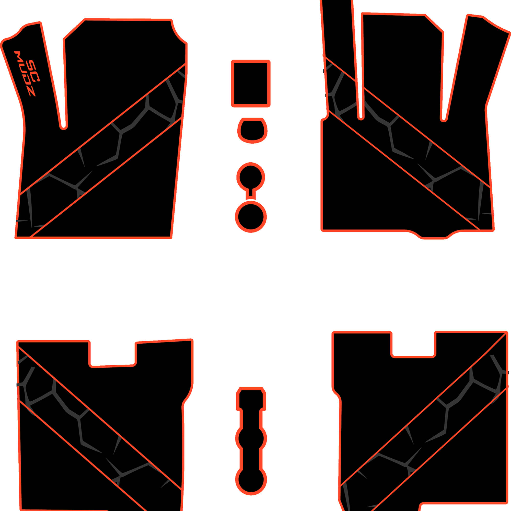 2022-2026 Polaris RZR Pro R - 4 Seat Floor Mats - OEM