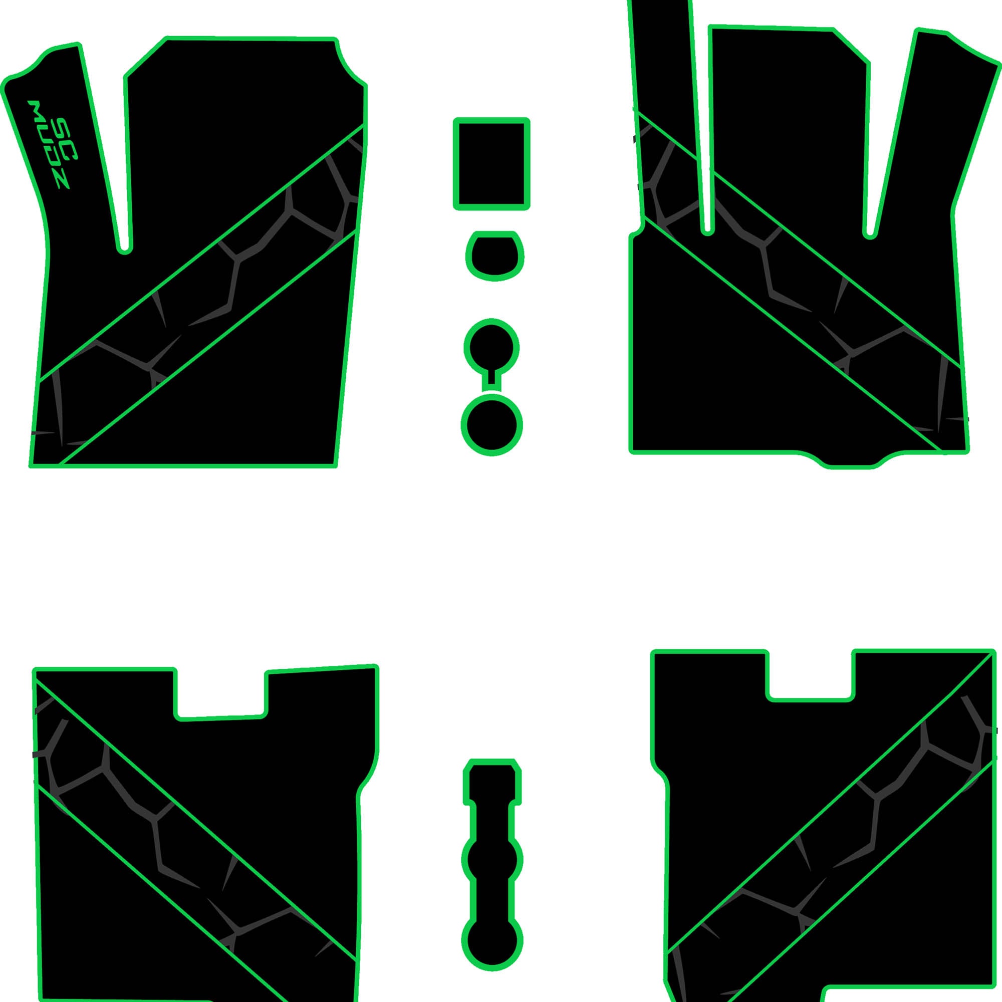 2022-2026 Polaris RZR Pro R - 4 Seat Floor Mats - OEM