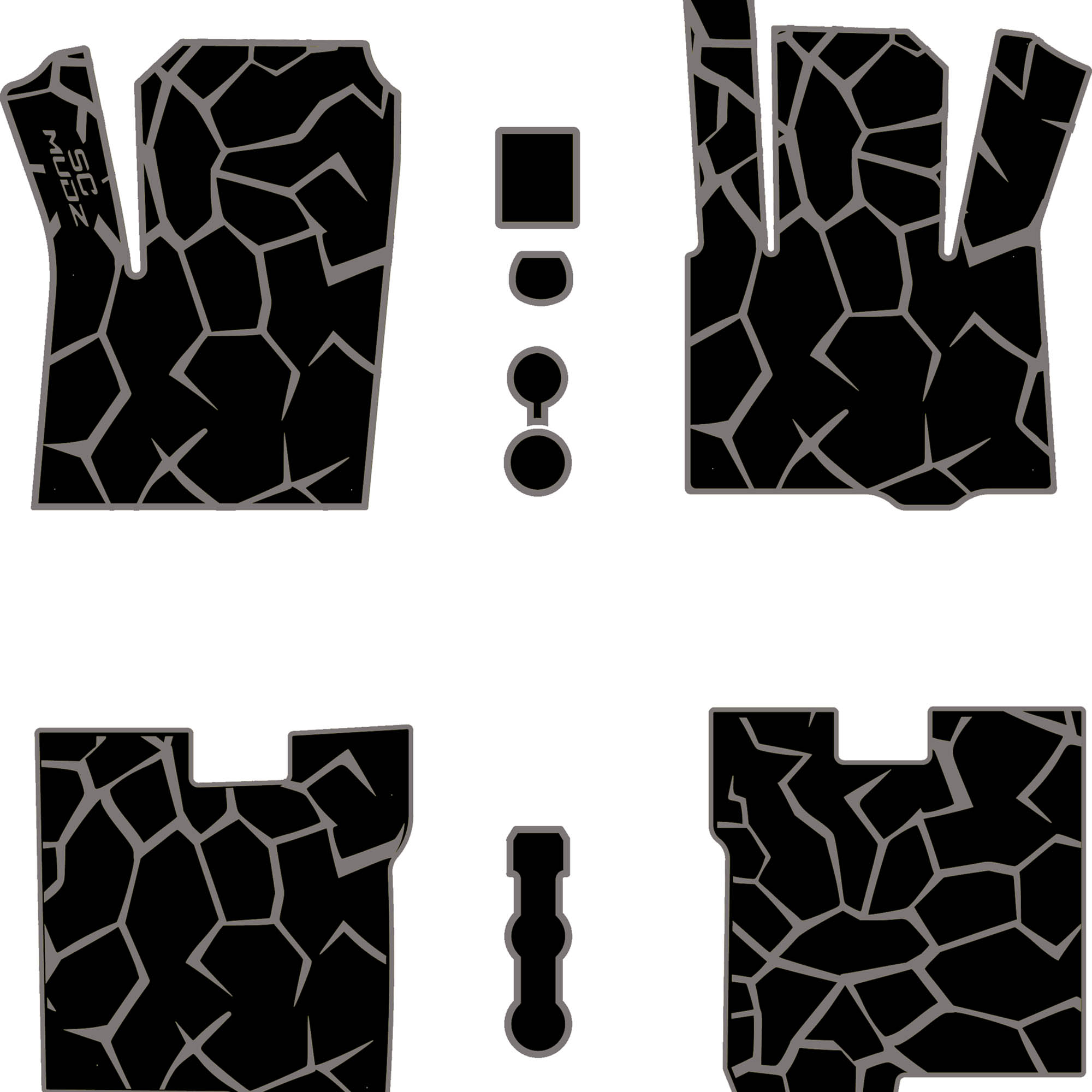 2022-2026 Polaris RZR Pro R - 4 Seat Floor Mats - OEM