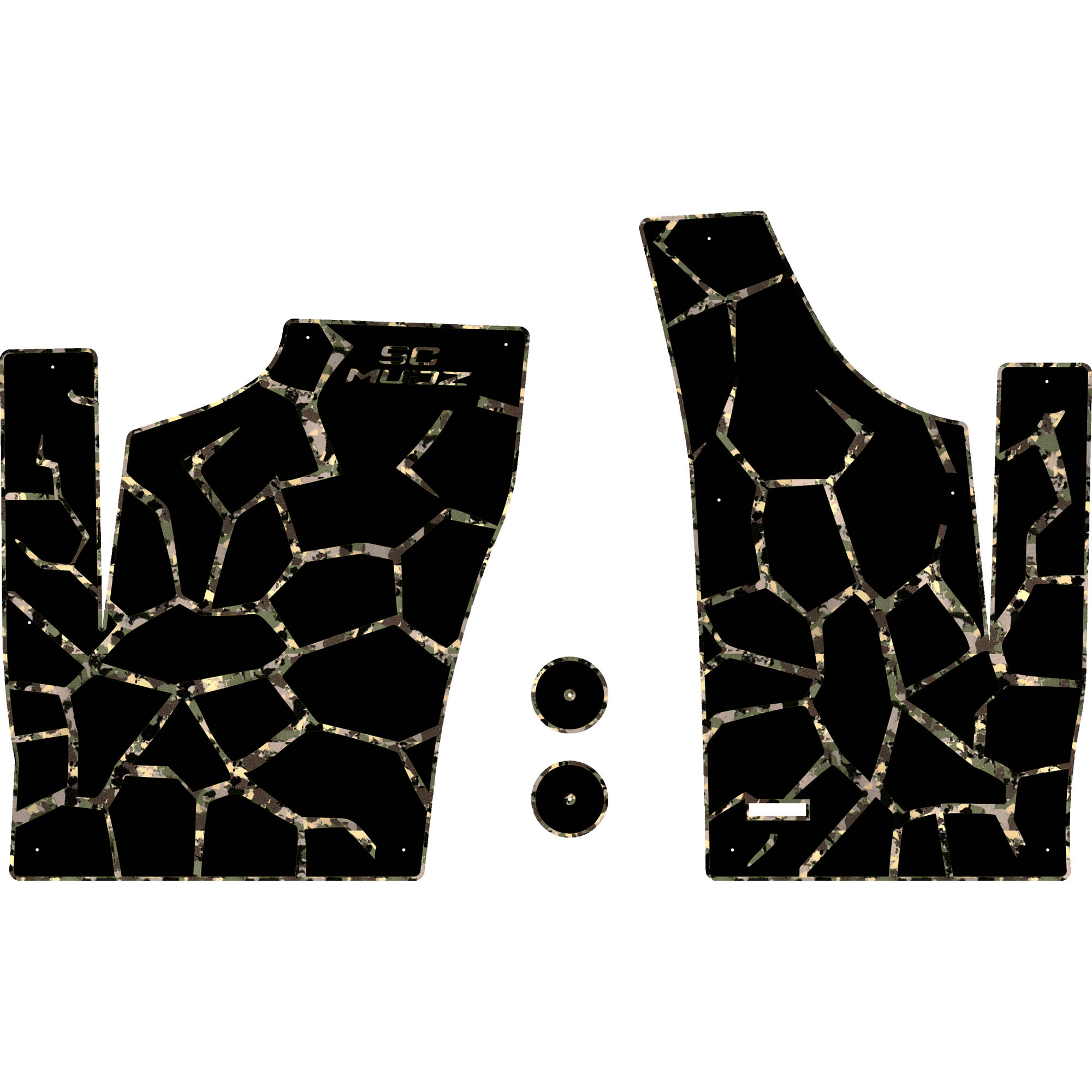 Polaris RZR 1000 - 2 Seat Floor Mats - OEM