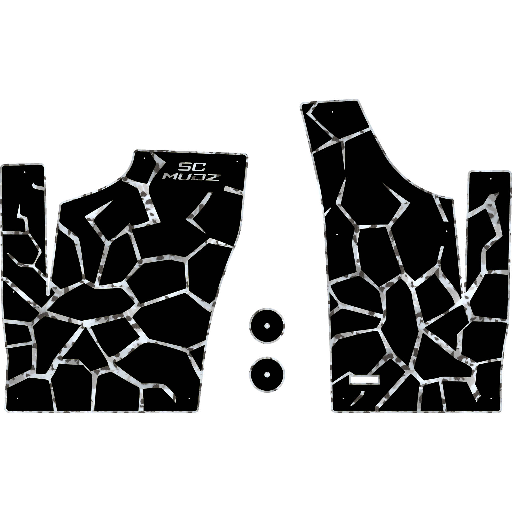 Polaris RZR 1000 - 2 Seat Floor Mats - OEM