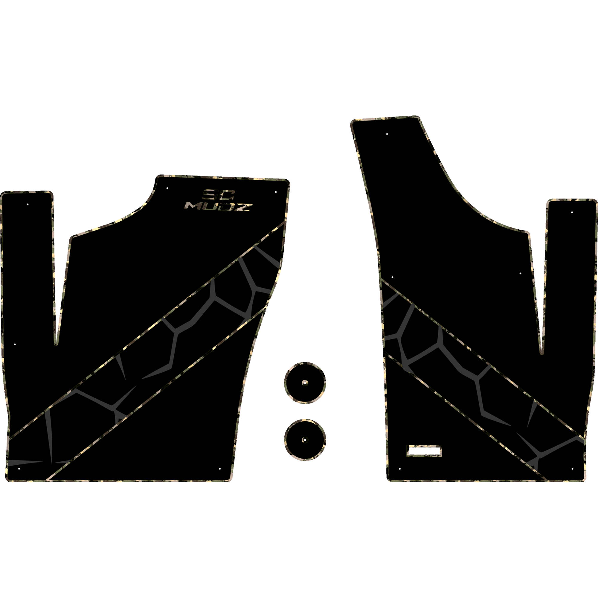 Polaris RZR 1000 - 2 Seat Floor Mats - OEM