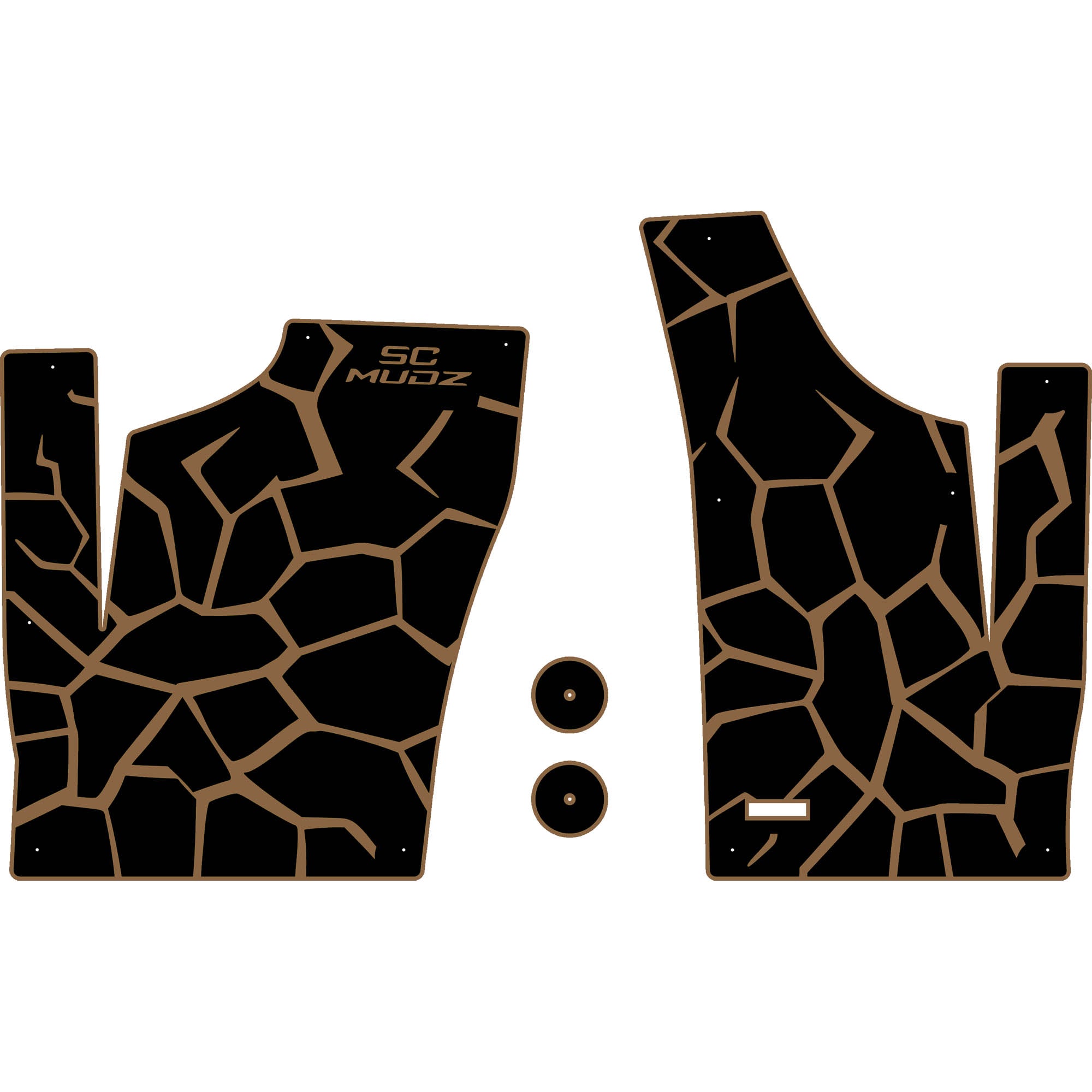 Polaris RZR 1000 - 2 Seat Floor Mats - OEM