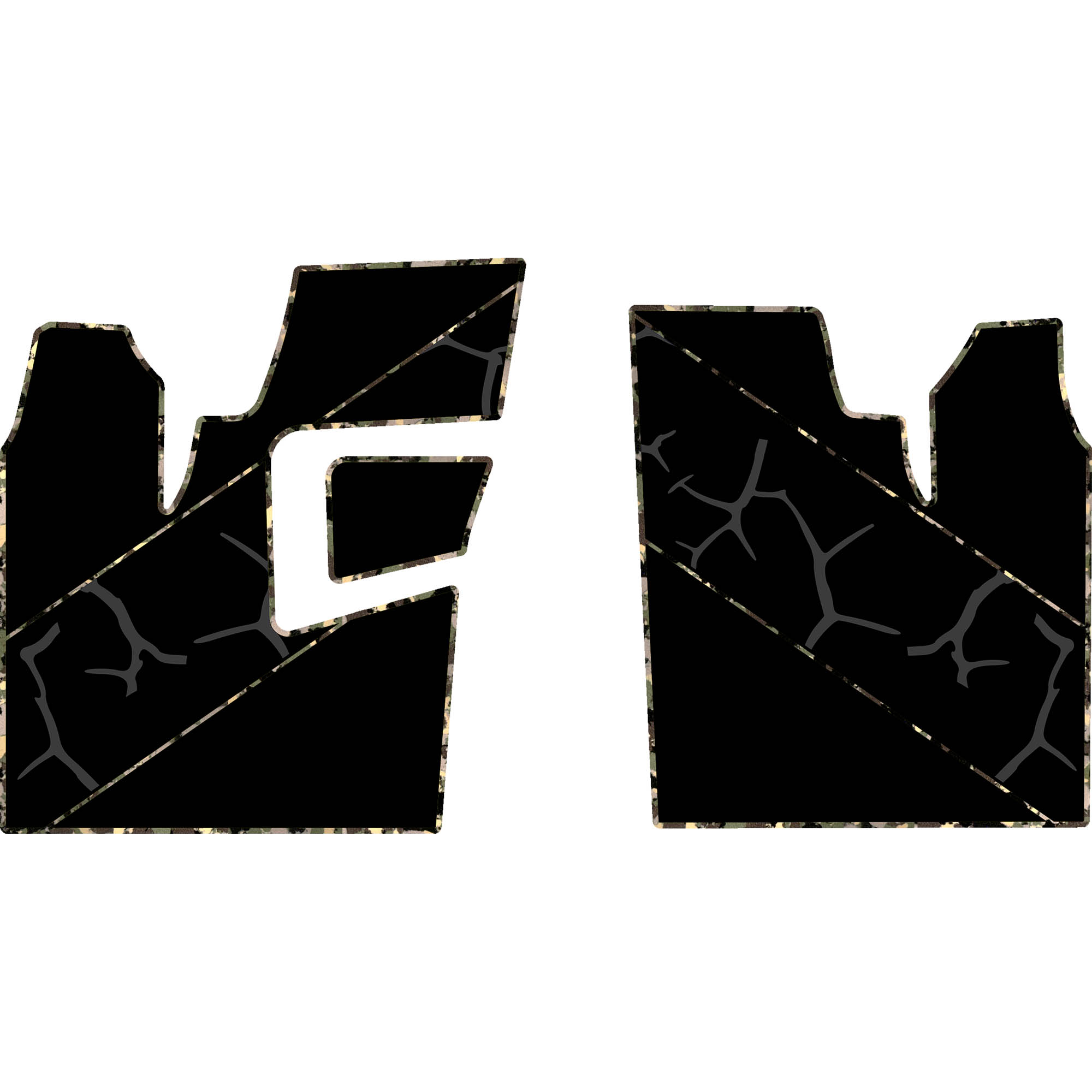 2011-2014 Polaris RZR 900 XP - 2 Seat Floor Mats - OEM