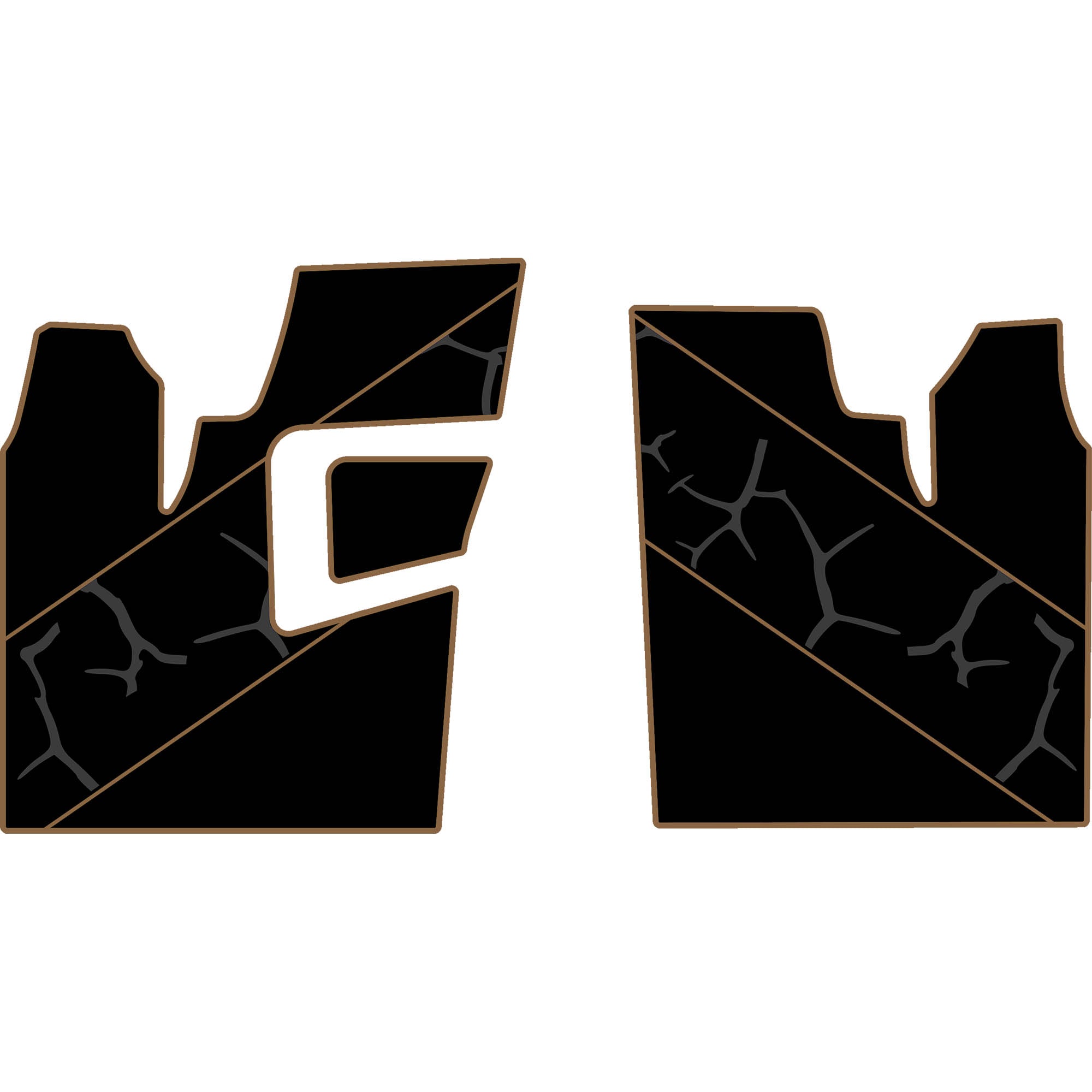 2011-2014 Polaris RZR 900 XP - 2 Seat Floor Mats - OEM