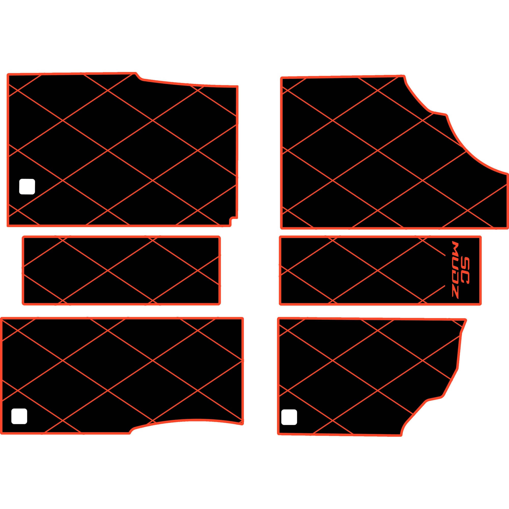 Can-Am Defender - 4 Seat Floor Mats - OEM