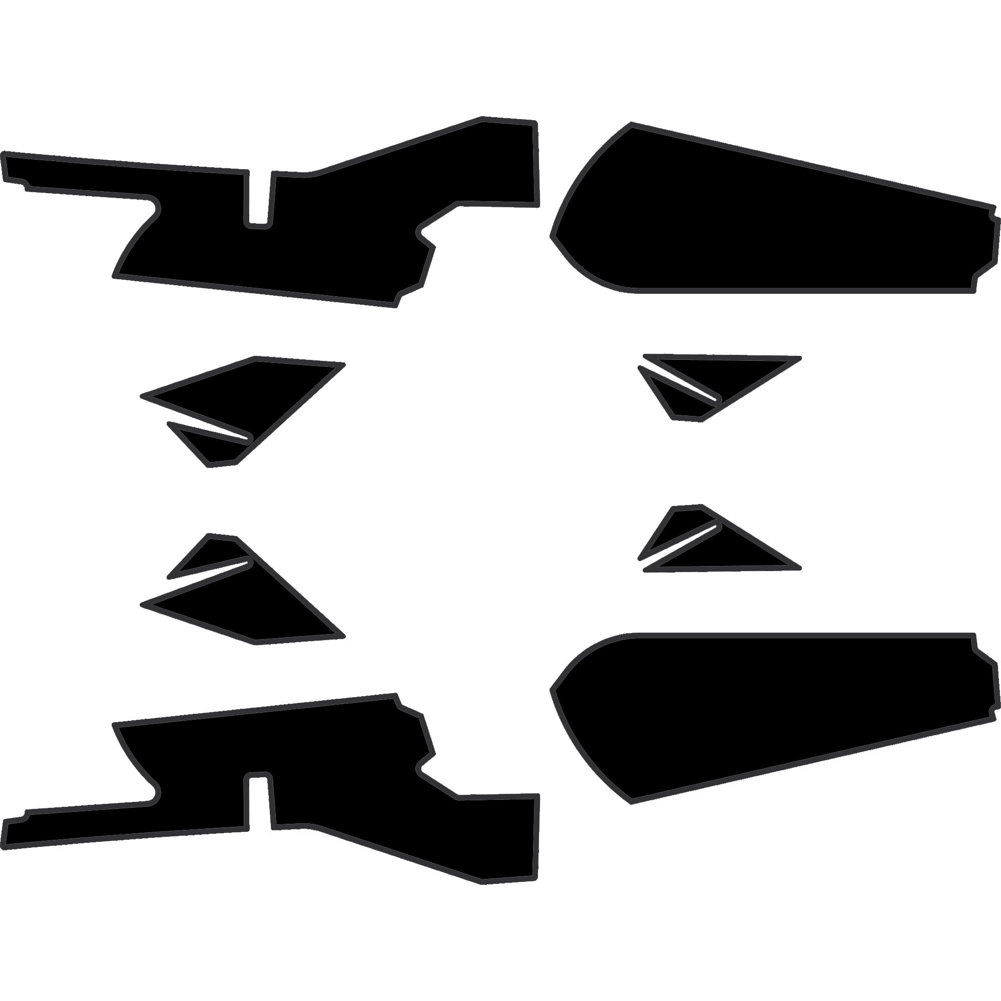 Can-Am Maverick X3 - 4 Seat Door Liners - OEM