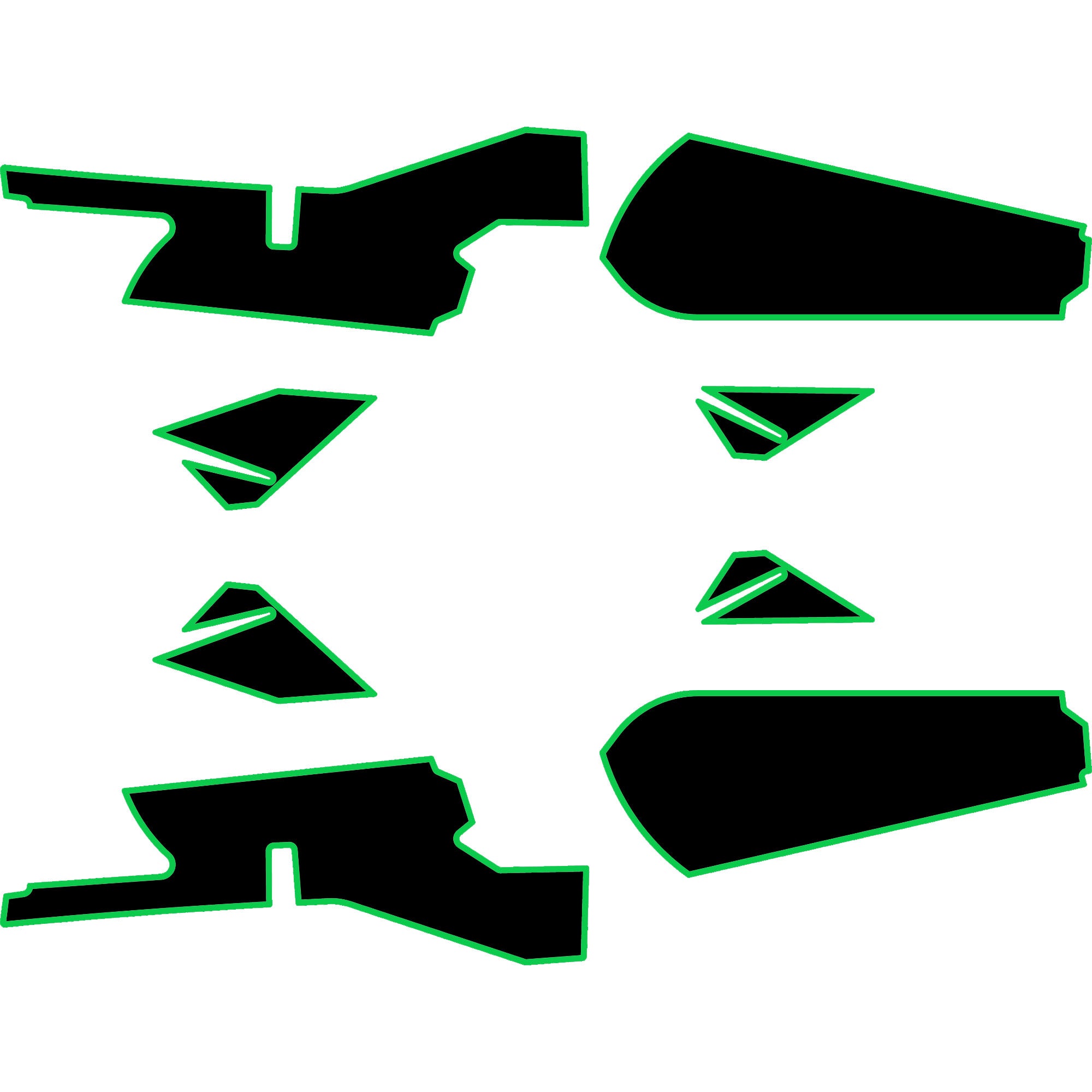 Can-Am Maverick X3 - 4 Seat Door Liners - OEM