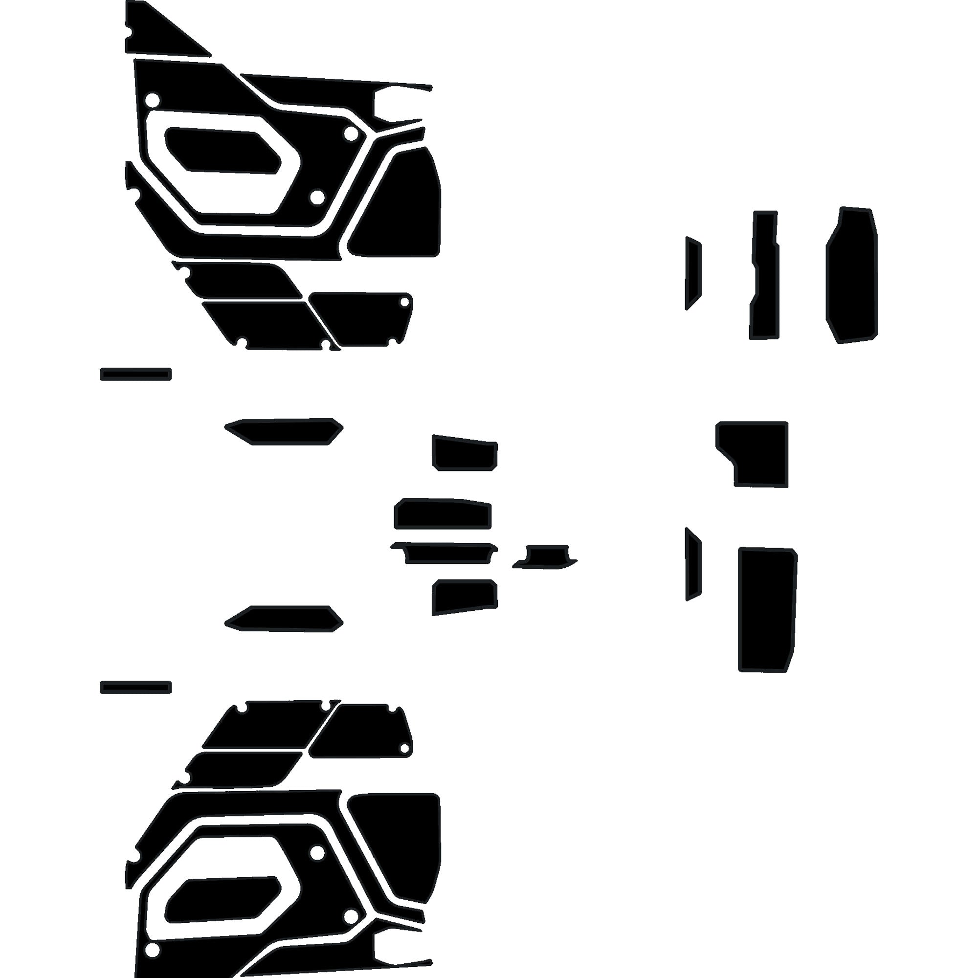 Polaris Xpedition - 2 Seat Door Liners & Dash Kit - OEM