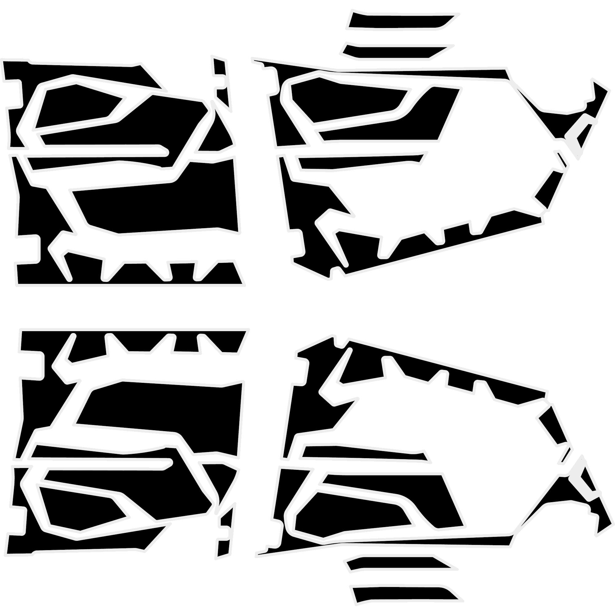 2025 Polaris RZR Pro R - 4 Seat Door Liners - OEM with Door Bags