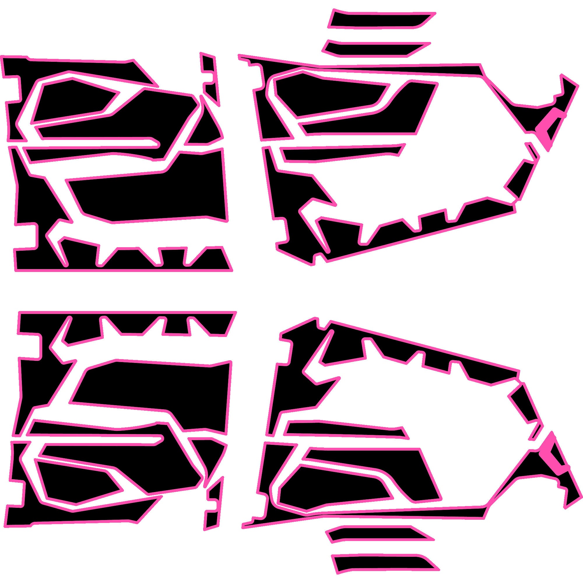 2025 Polaris RZR Pro R - 4 Seat Door Liners - OEM with Door Bags