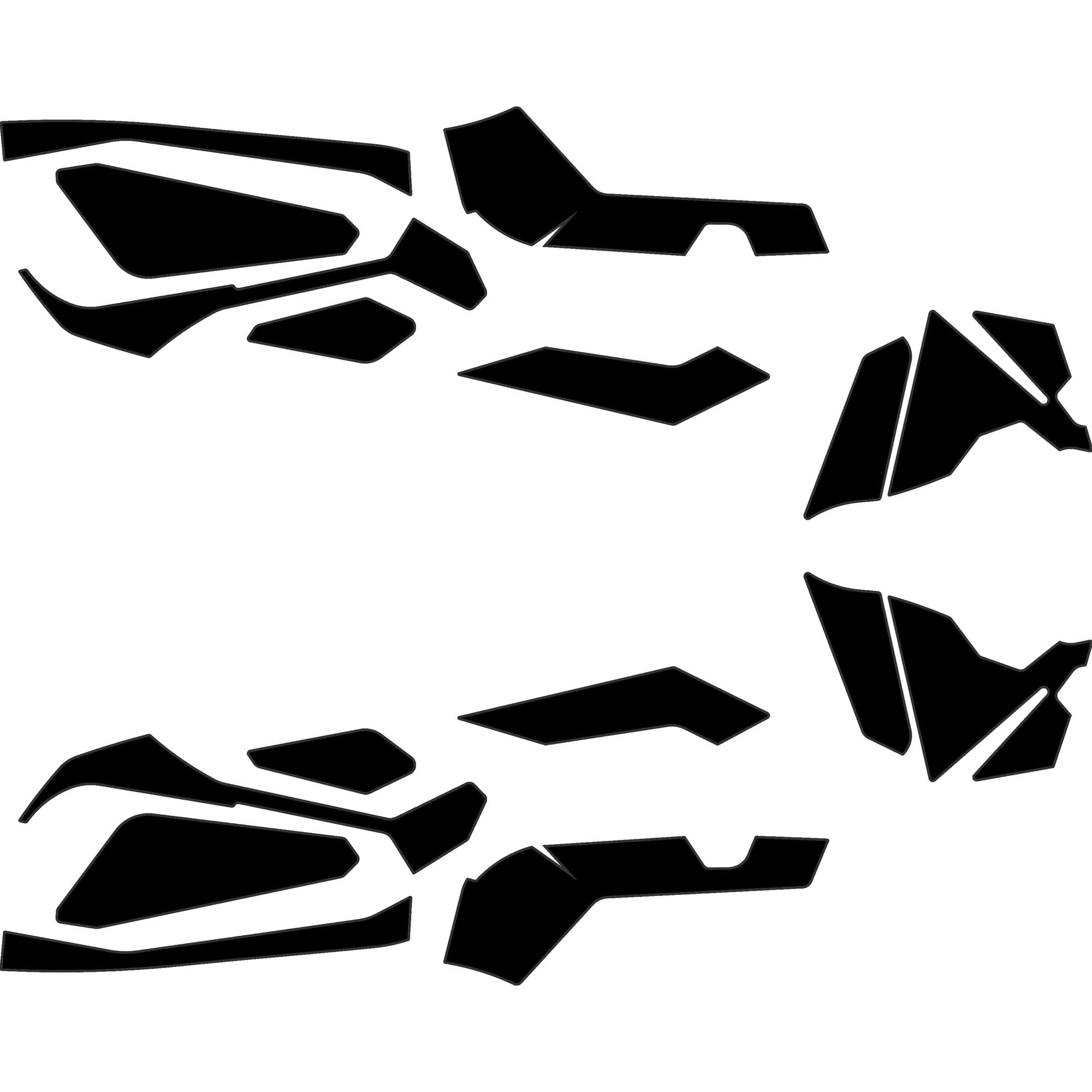 2023-2025 Can-Am Maverick R - 2 Seat Door Liners & Dash Kit - OEM