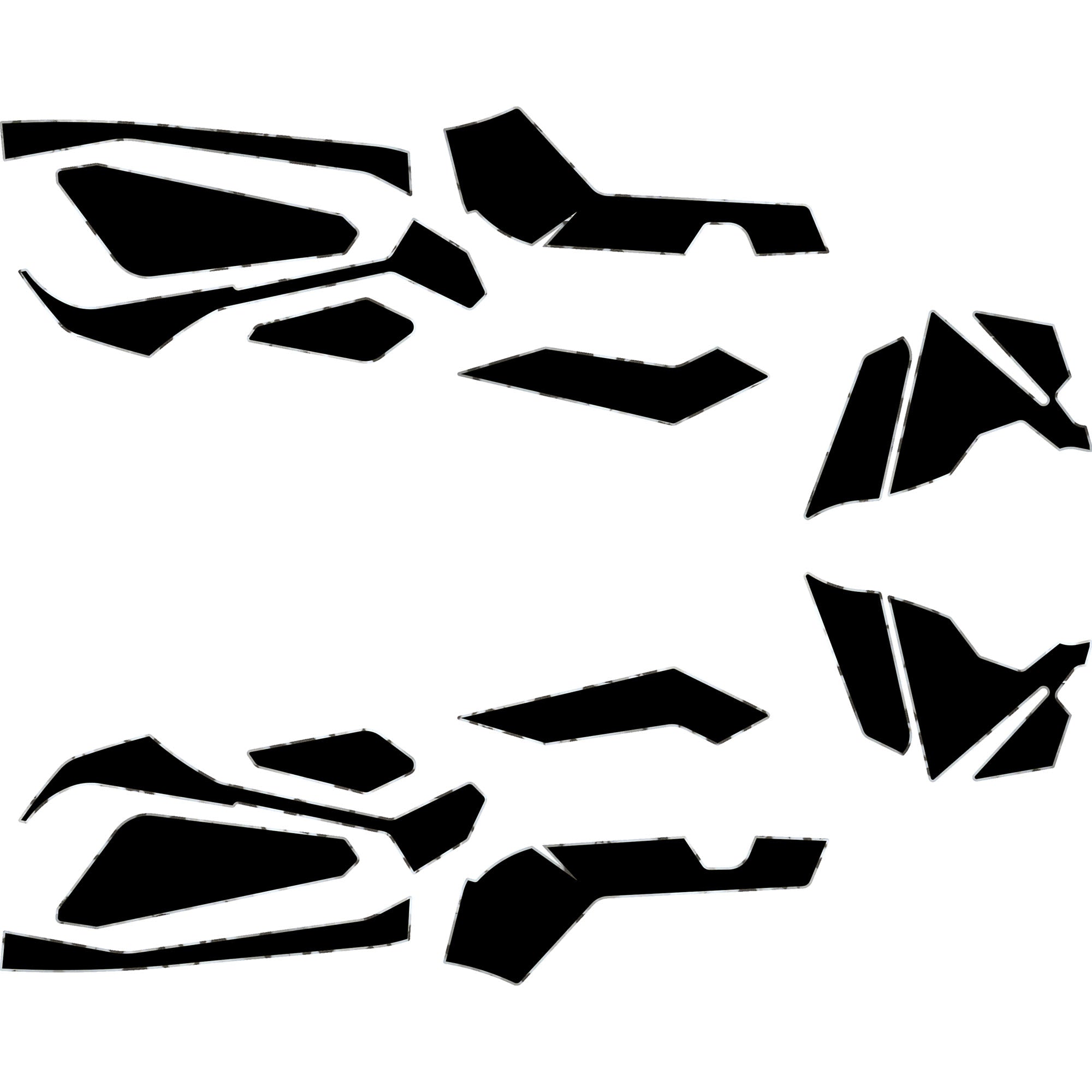 2023-2025 Can-Am Maverick R - 2 Seat Door Liners & Dash Kit - OEM