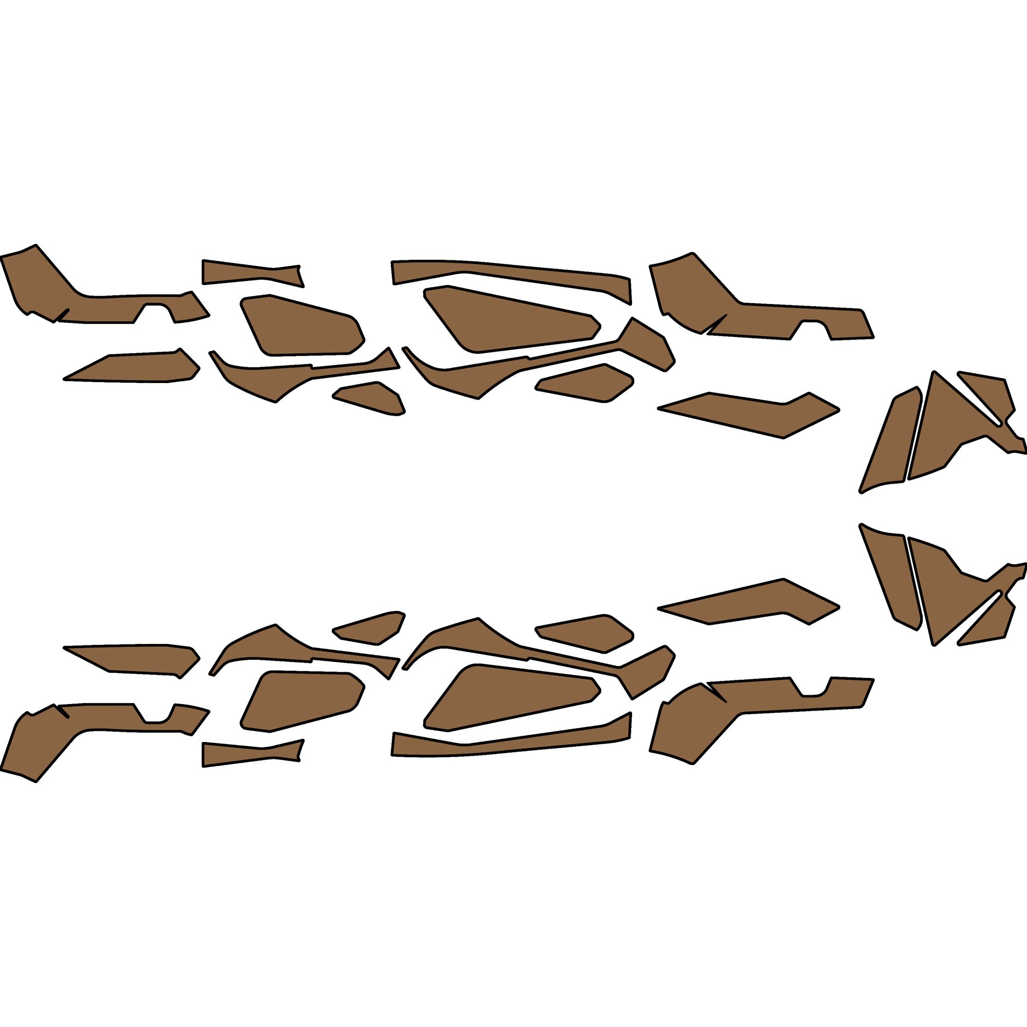 2024-2025 Can-Am Maverick R - 4 Seat Door Liners & Dash Kit - OEM