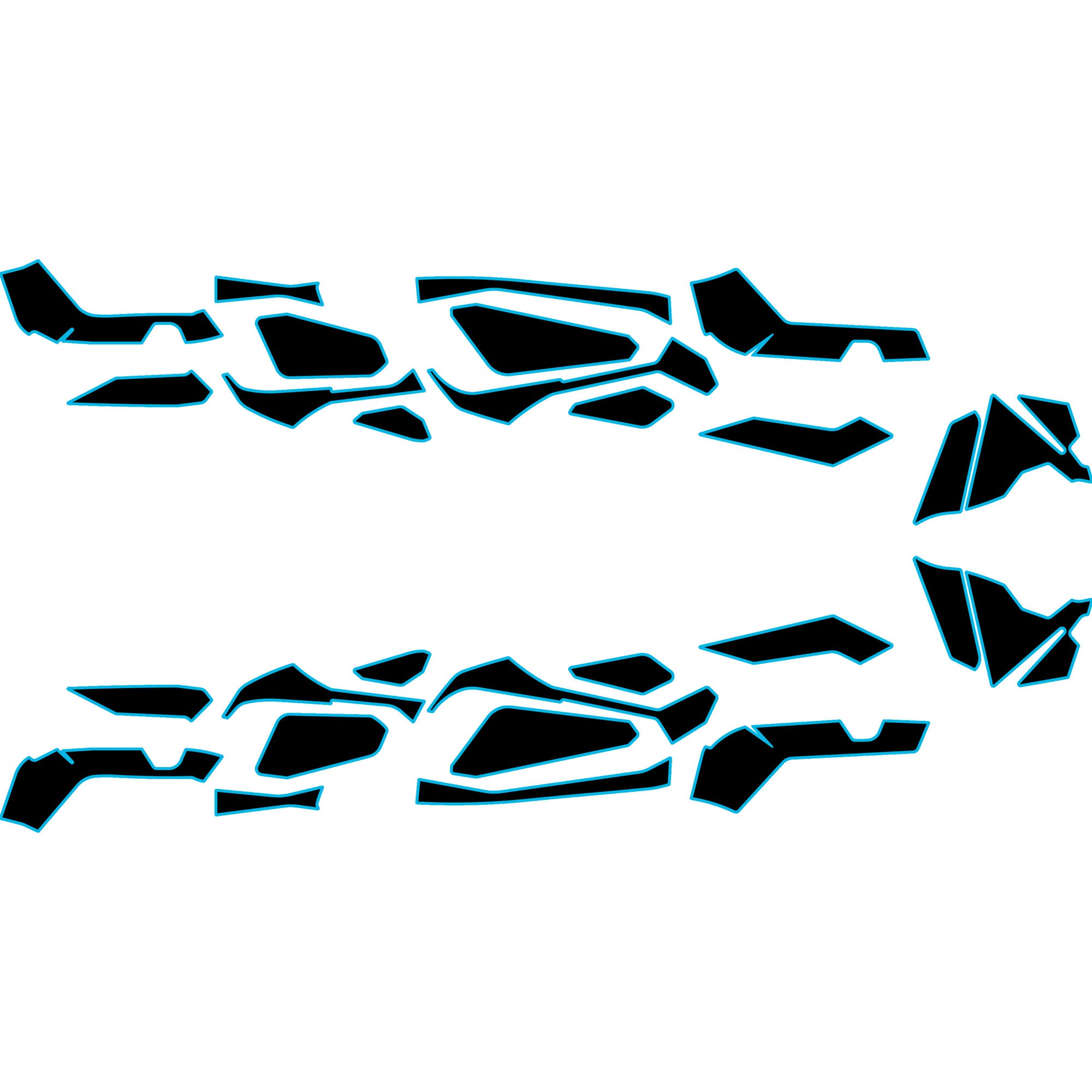 2024-2025 Can-Am Maverick R - 4 Seat Door Liners & Dash Kit - OEM