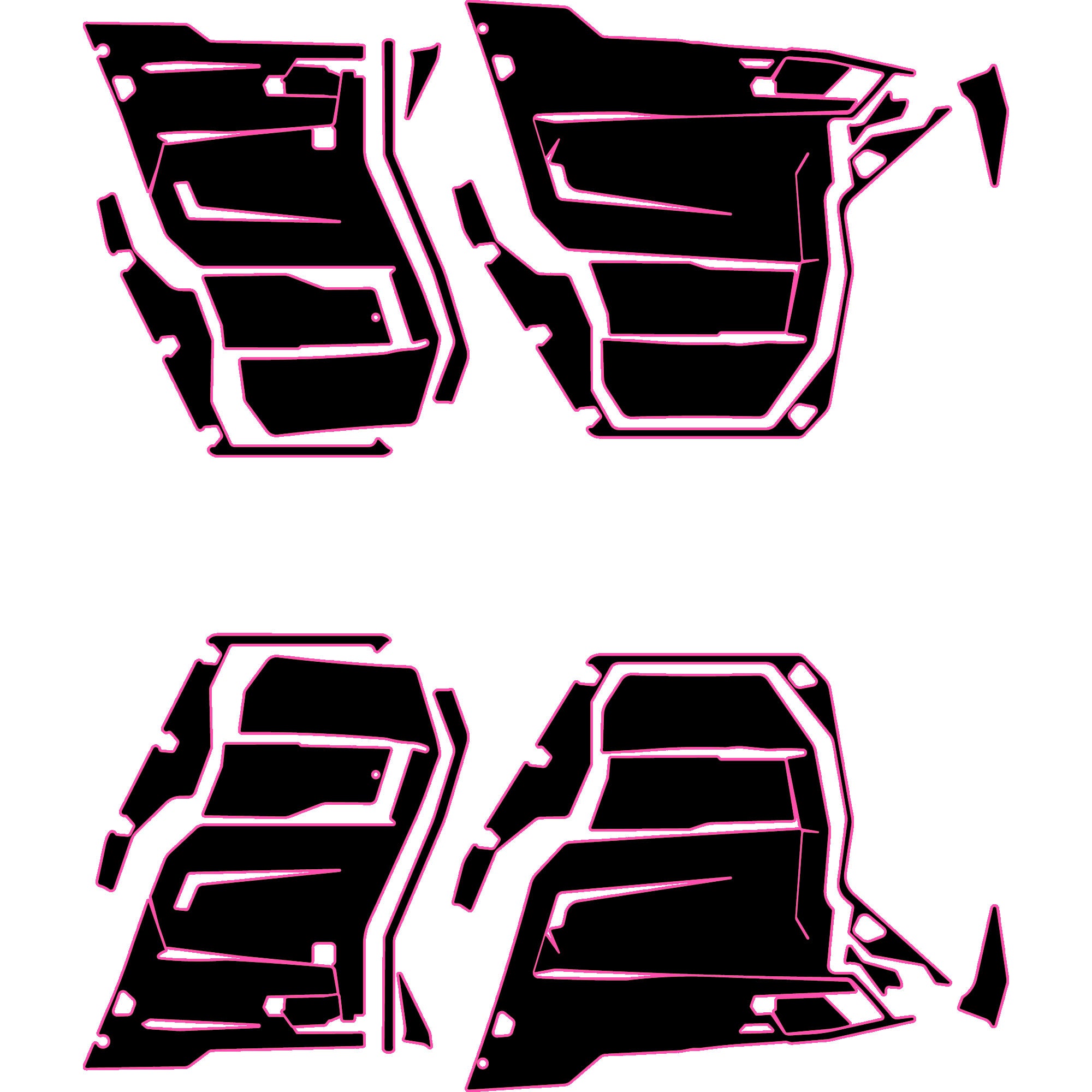 Can-Am Defender - 4 Seat Door Liners - OEM