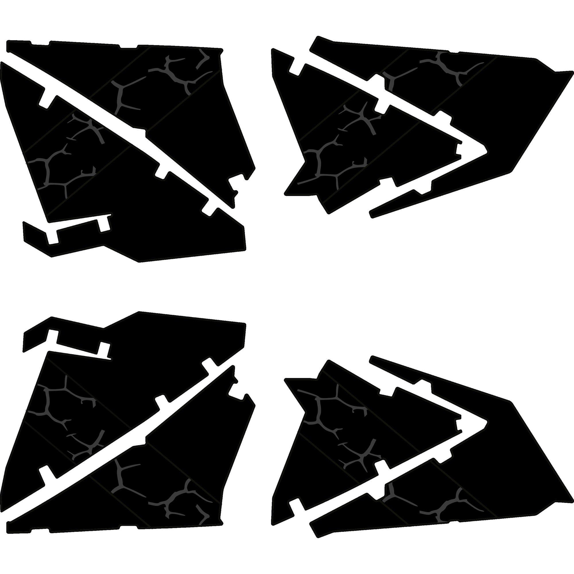 Polaris RZR Pro R - 4 Seat Door Liners - OEM