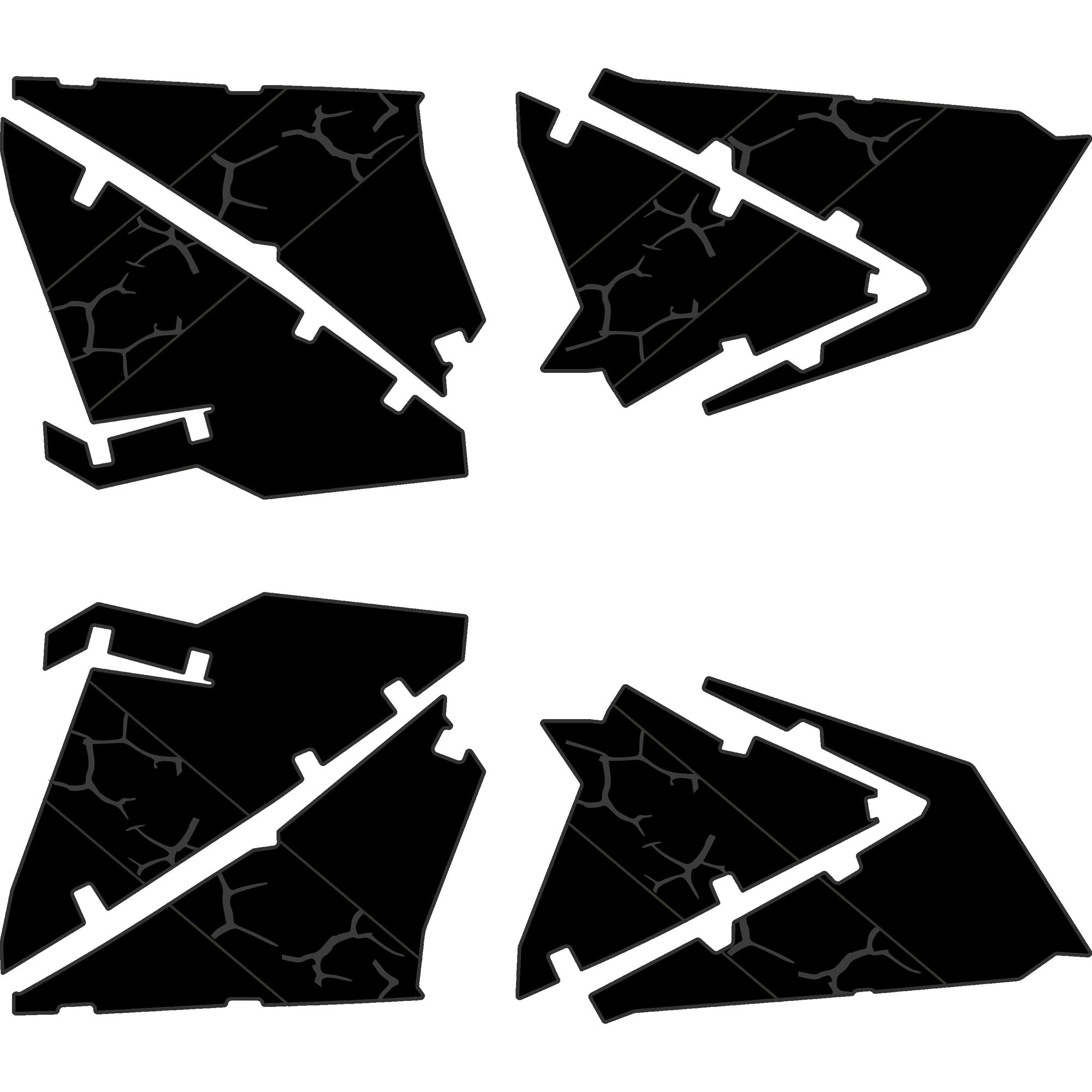 Polaris RZR Pro R - 4 Seat Door Liners - OEM