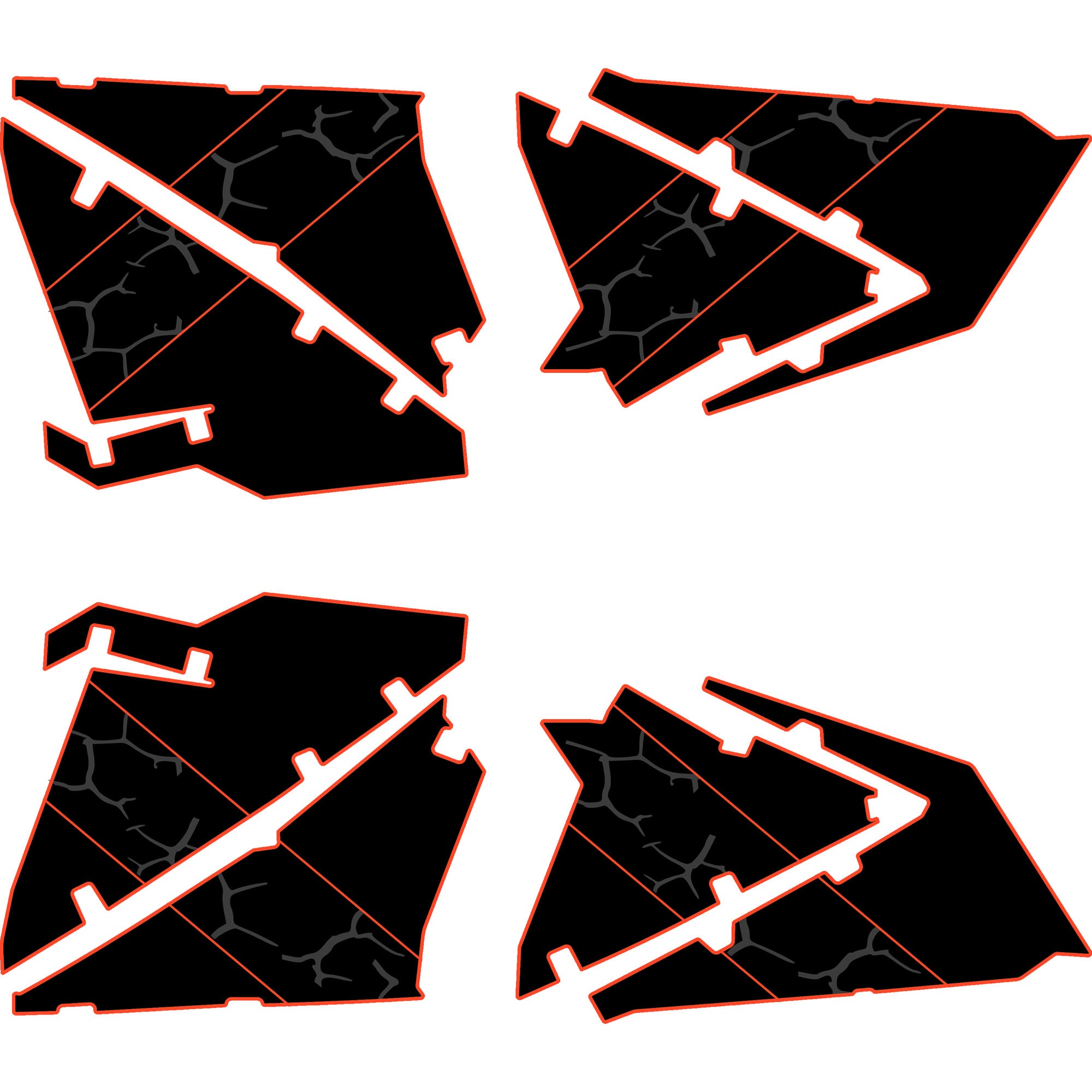 Polaris RZR Pro R - 4 Seat Door Liners - OEM