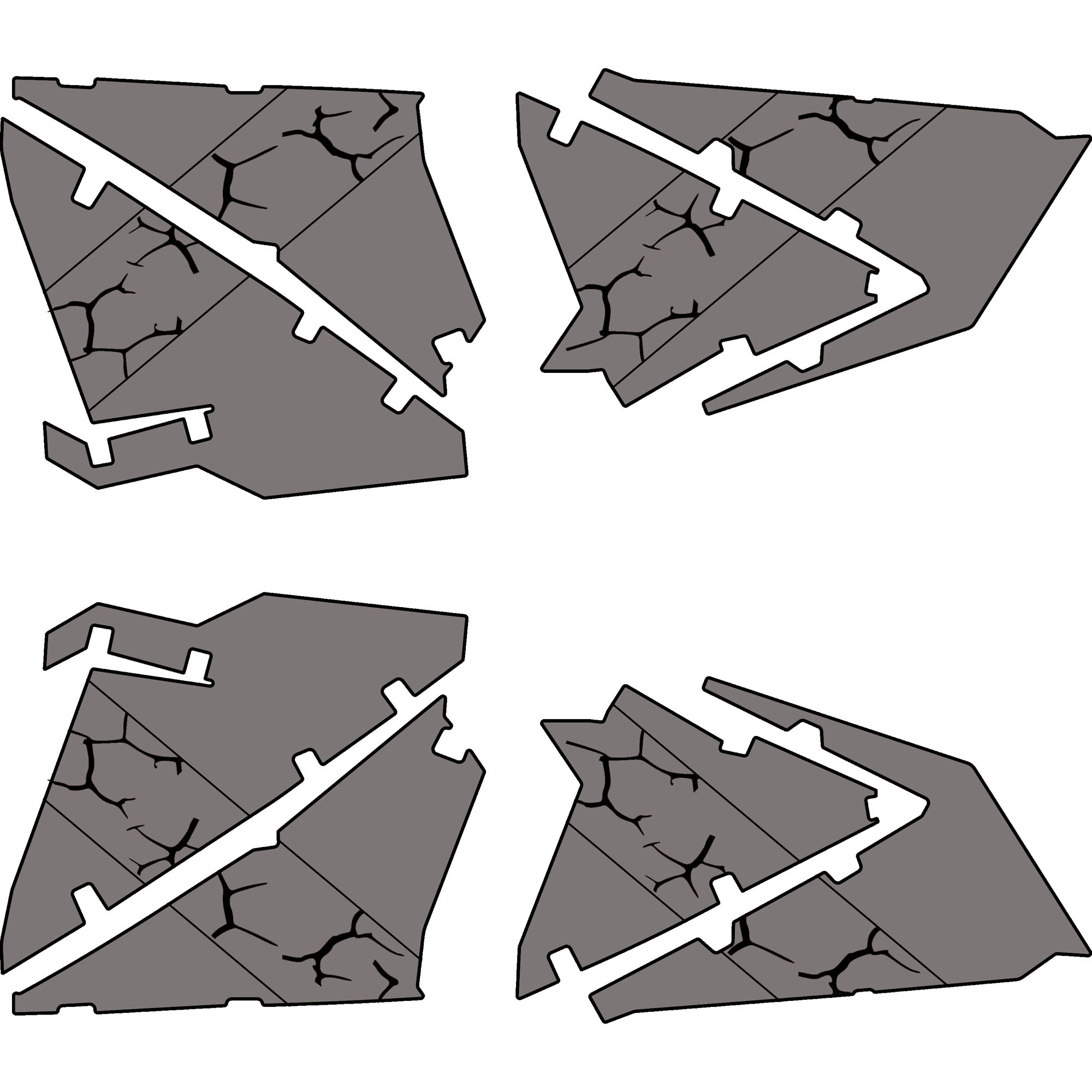 Polaris RZR Pro R - 4 Seat Door Liners - OEM