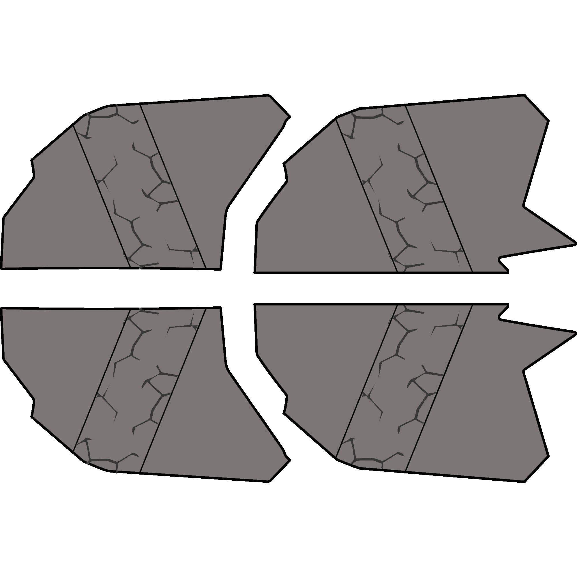 Can-Am Maverick X3 - 4 Seat Door Liners - TMW