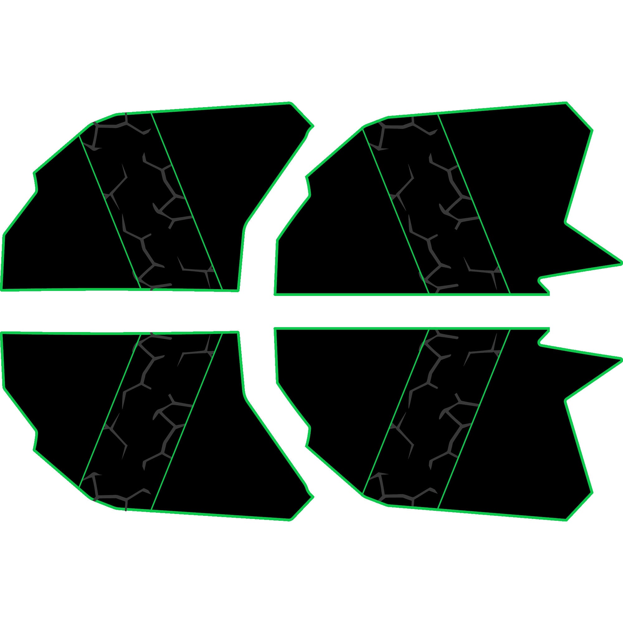 Can-Am Maverick X3 - 4 Seat Door Liners - TMW