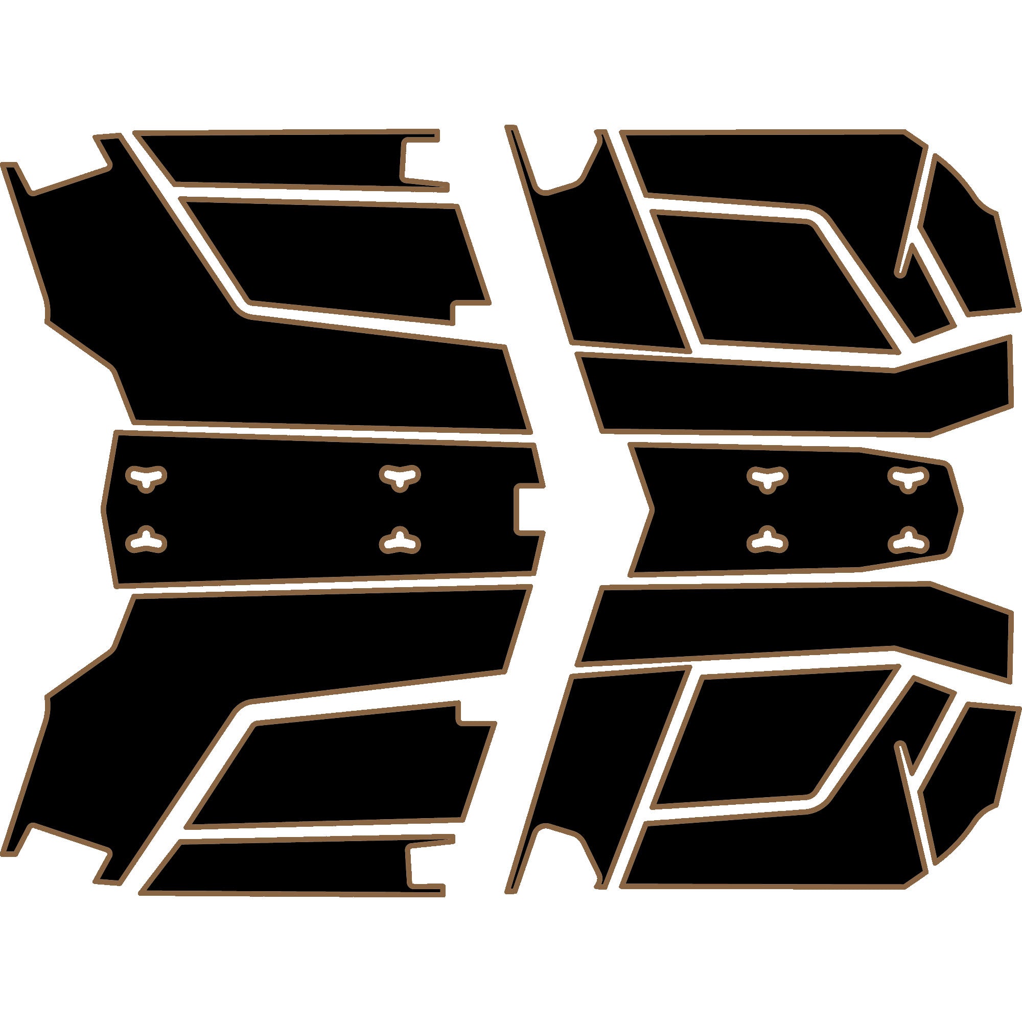 Can-Am Maverick X3 - 4 Seat Headliner - OEM