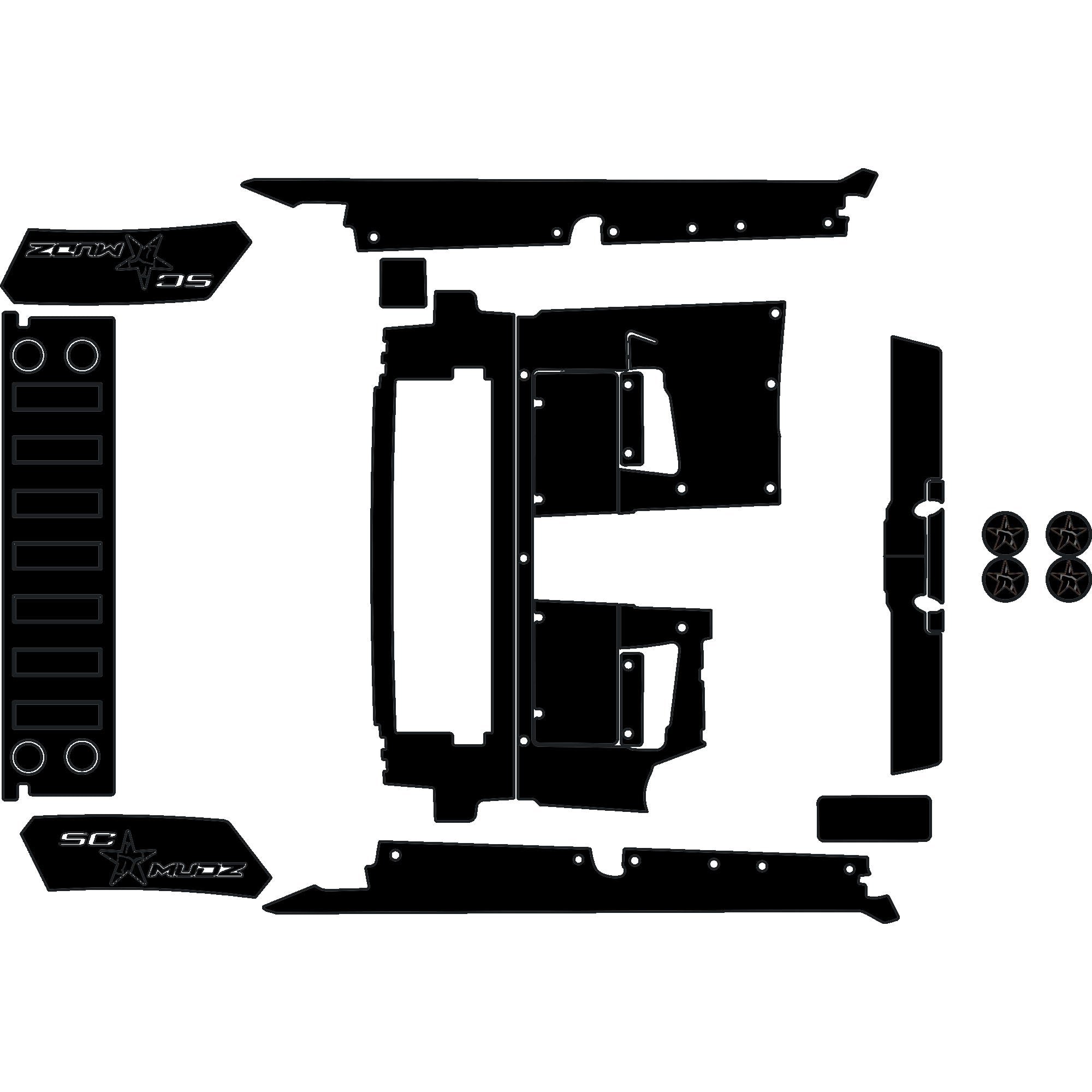 Speed UTV El Jefe - 4 Seat Accessory Kit - OEM