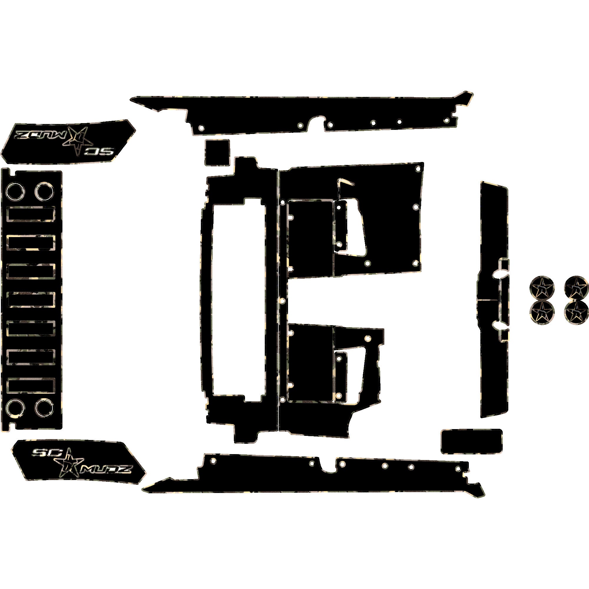 Speed UTV El Jefe - 4 Seat Accessory Kit - OEM