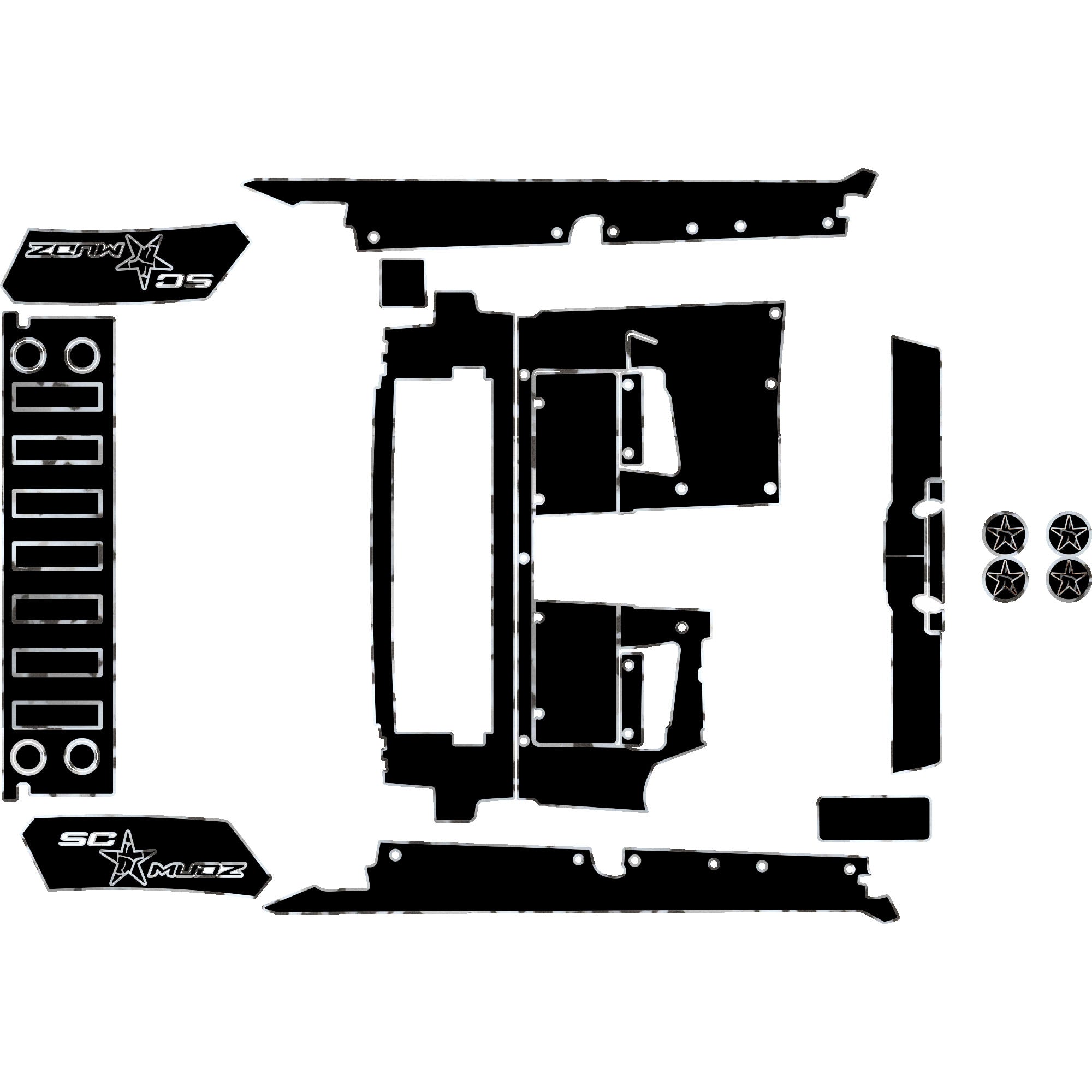 Speed UTV El Jefe - 4 Seat Accessory Kit - OEM