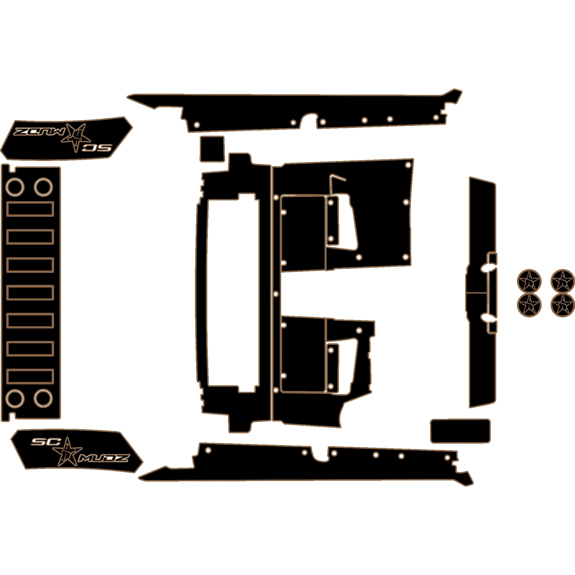 Speed UTV El Jefe - 4 Seat Accessory Kit - OEM