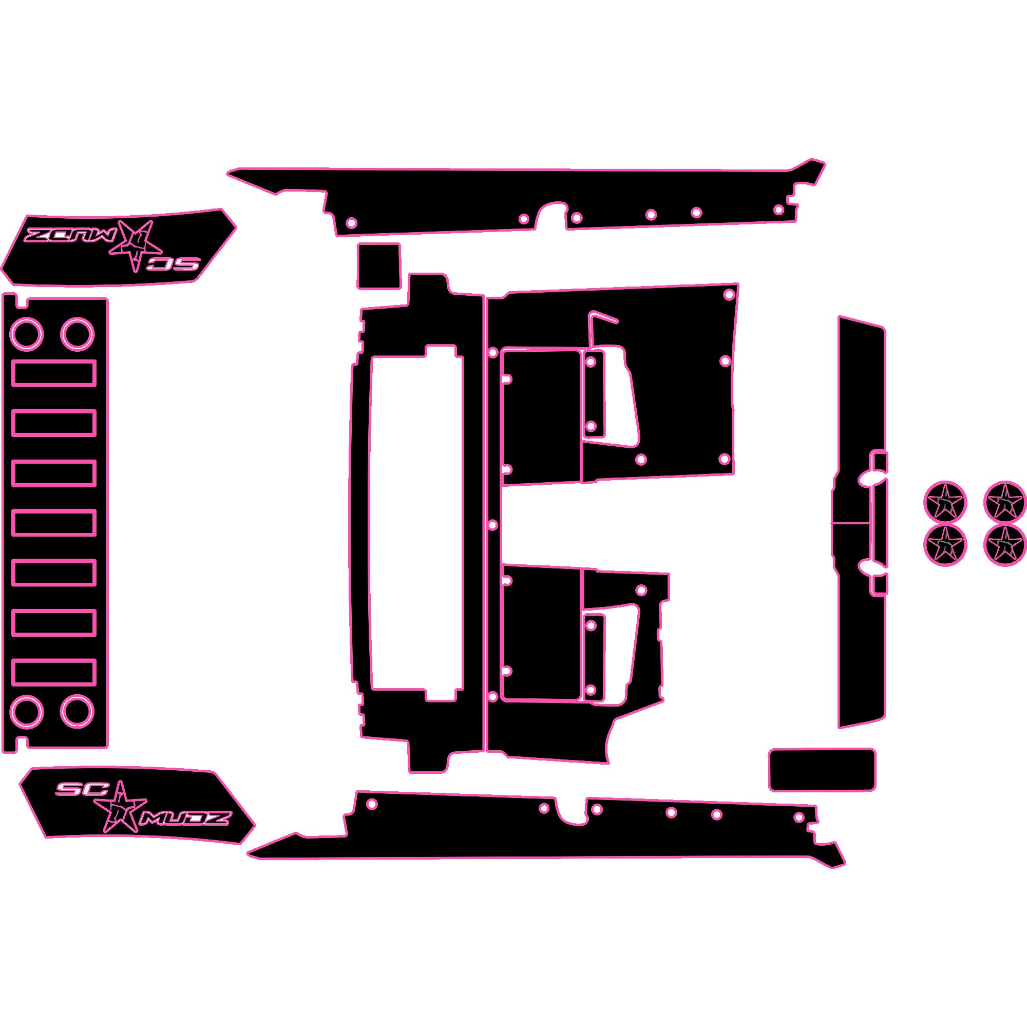 Speed UTV El Jefe - 4 Seat Accessory Kit - OEM