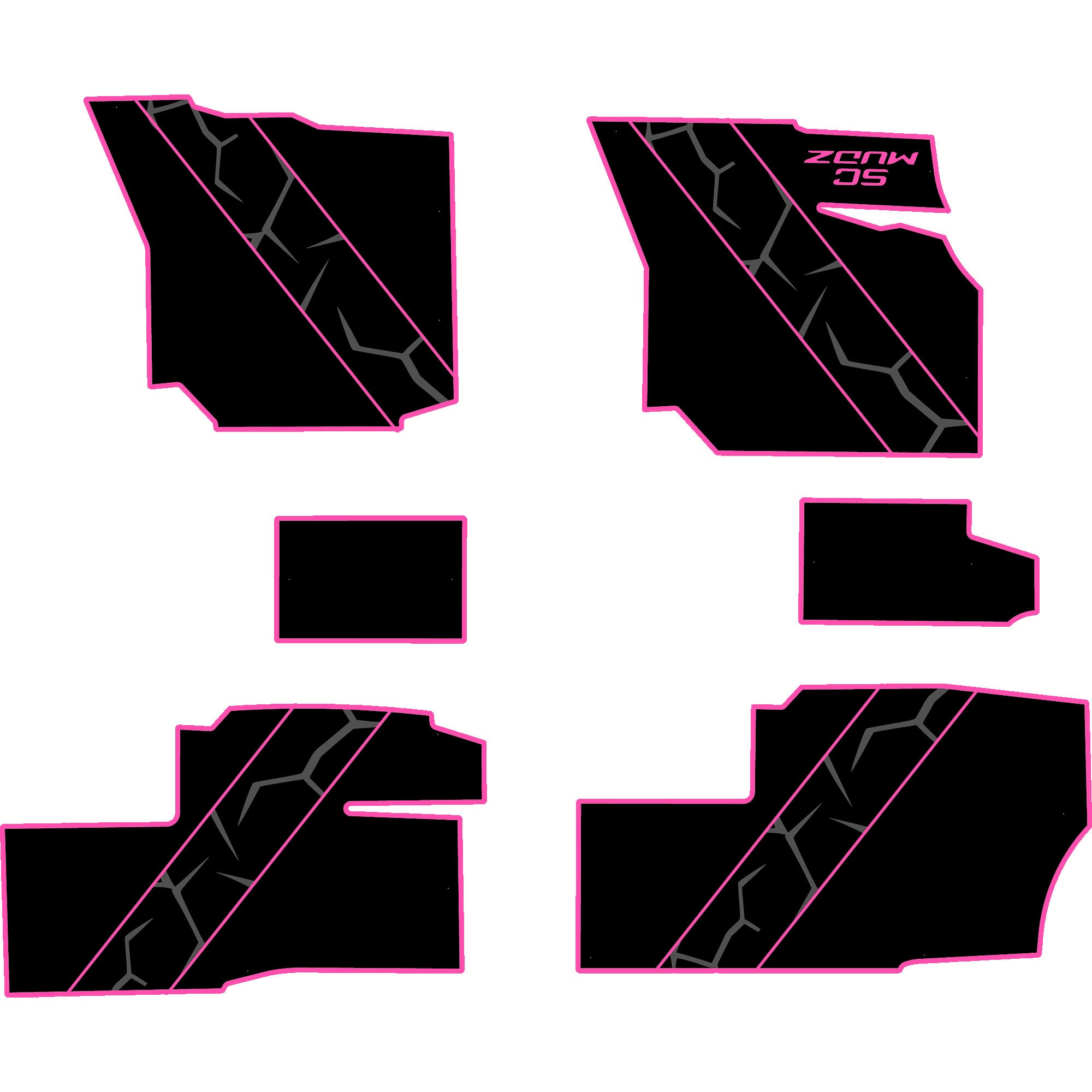 Polaris Ranger 1500 - 4 Seat Floor Mats - OEM