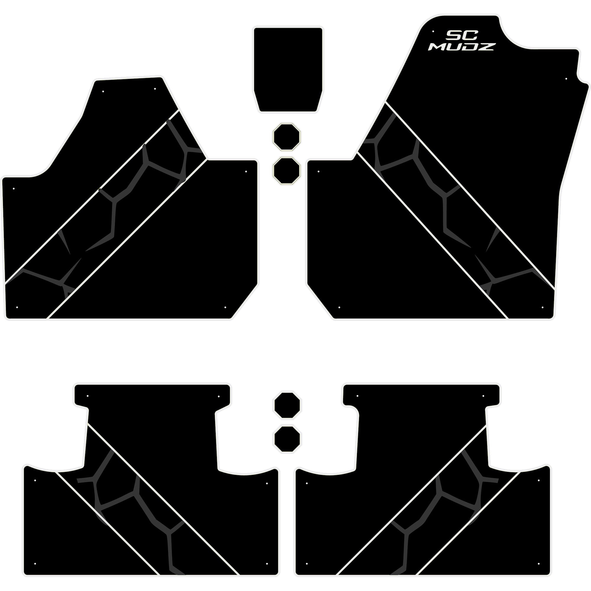 Can-Am Maverick X3 - 4 Seat Floor Mats - OEM