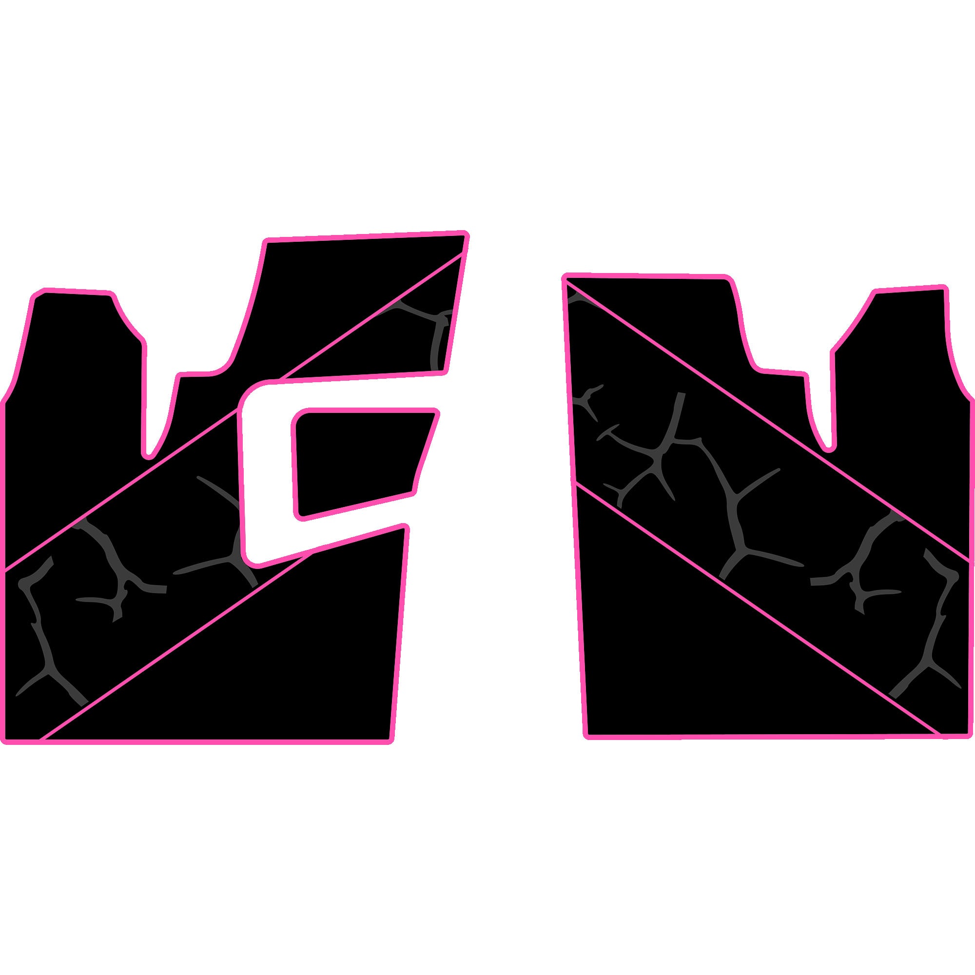 2011-2014 Polaris RZR 900 XP - 2 Seat Floor Mats - OEM