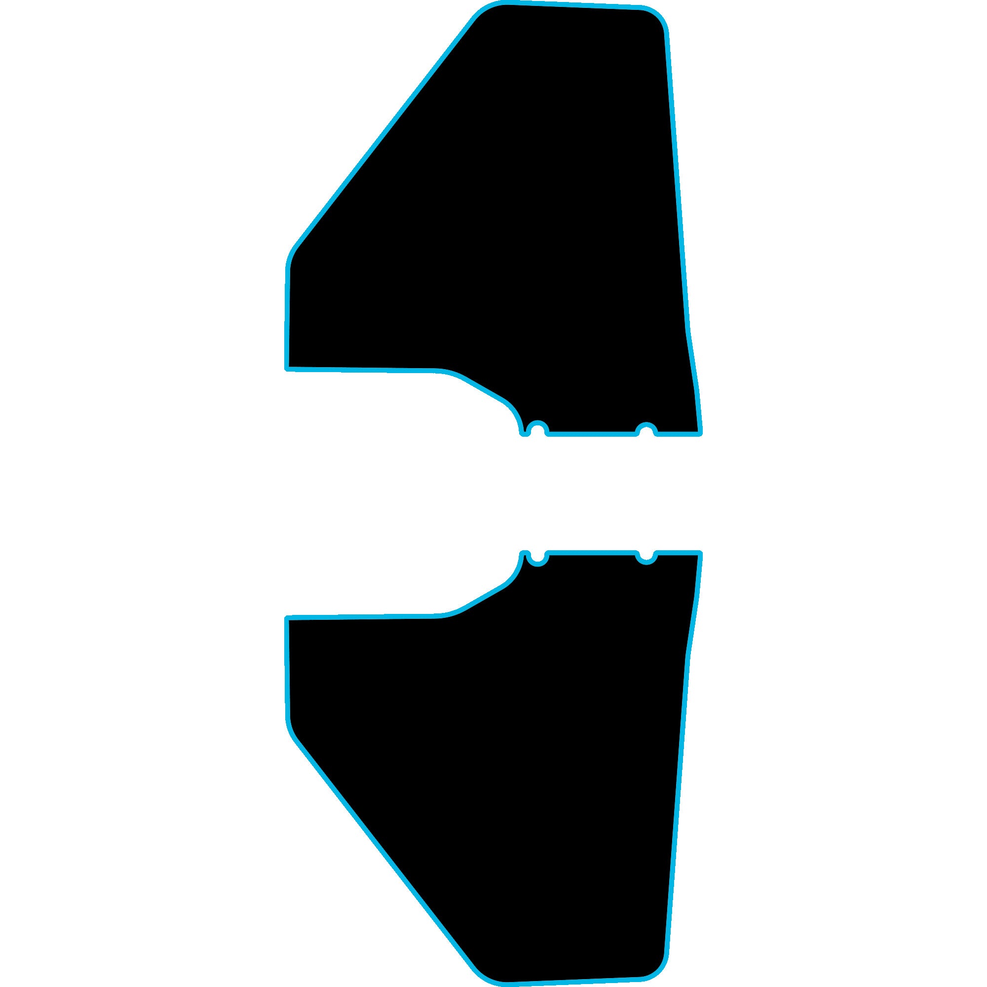 Polaris Ranger XP 1000 - 2 Seat Door Liners - OEM