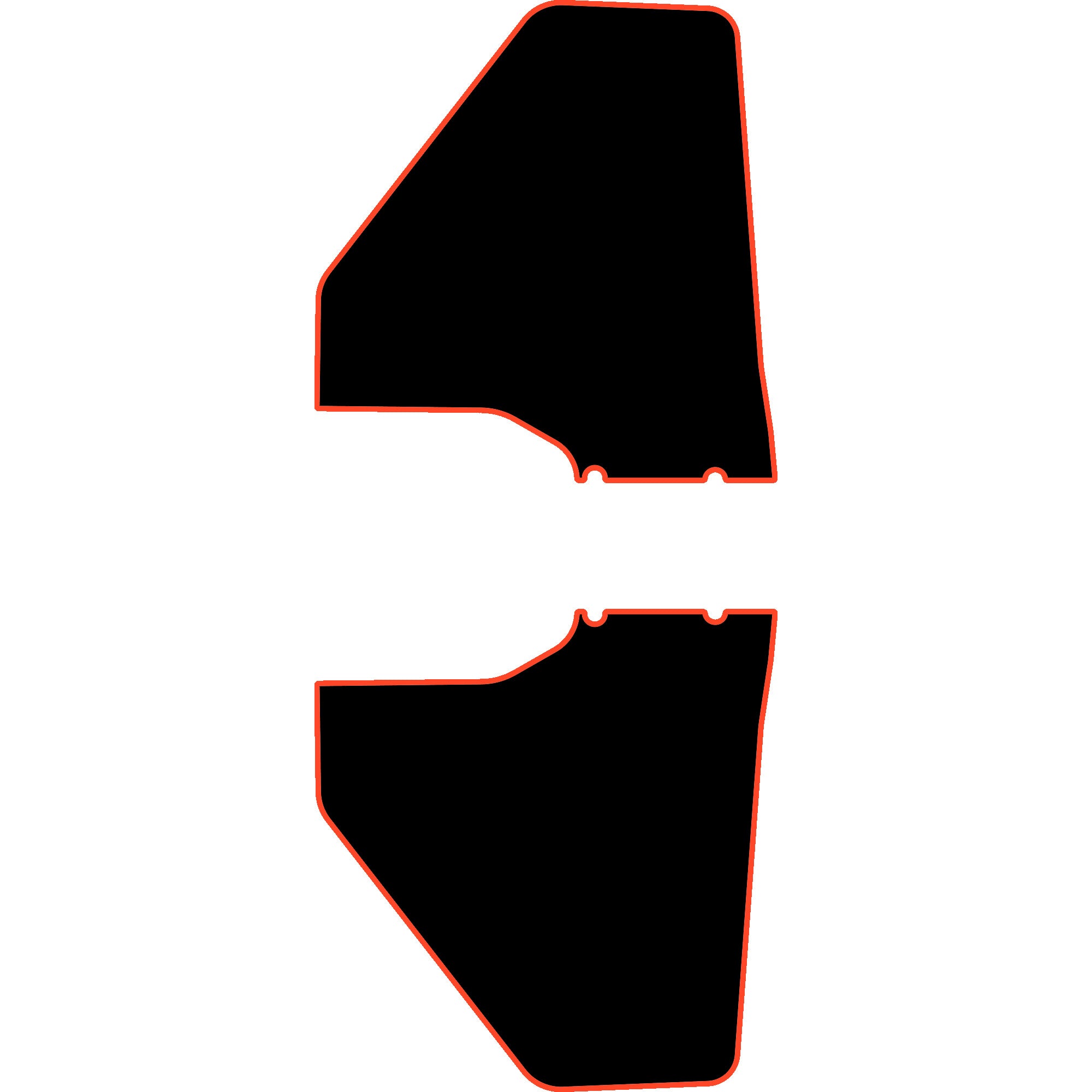 Polaris Ranger XP 1000 - 2 Seat Door Liners - OEM