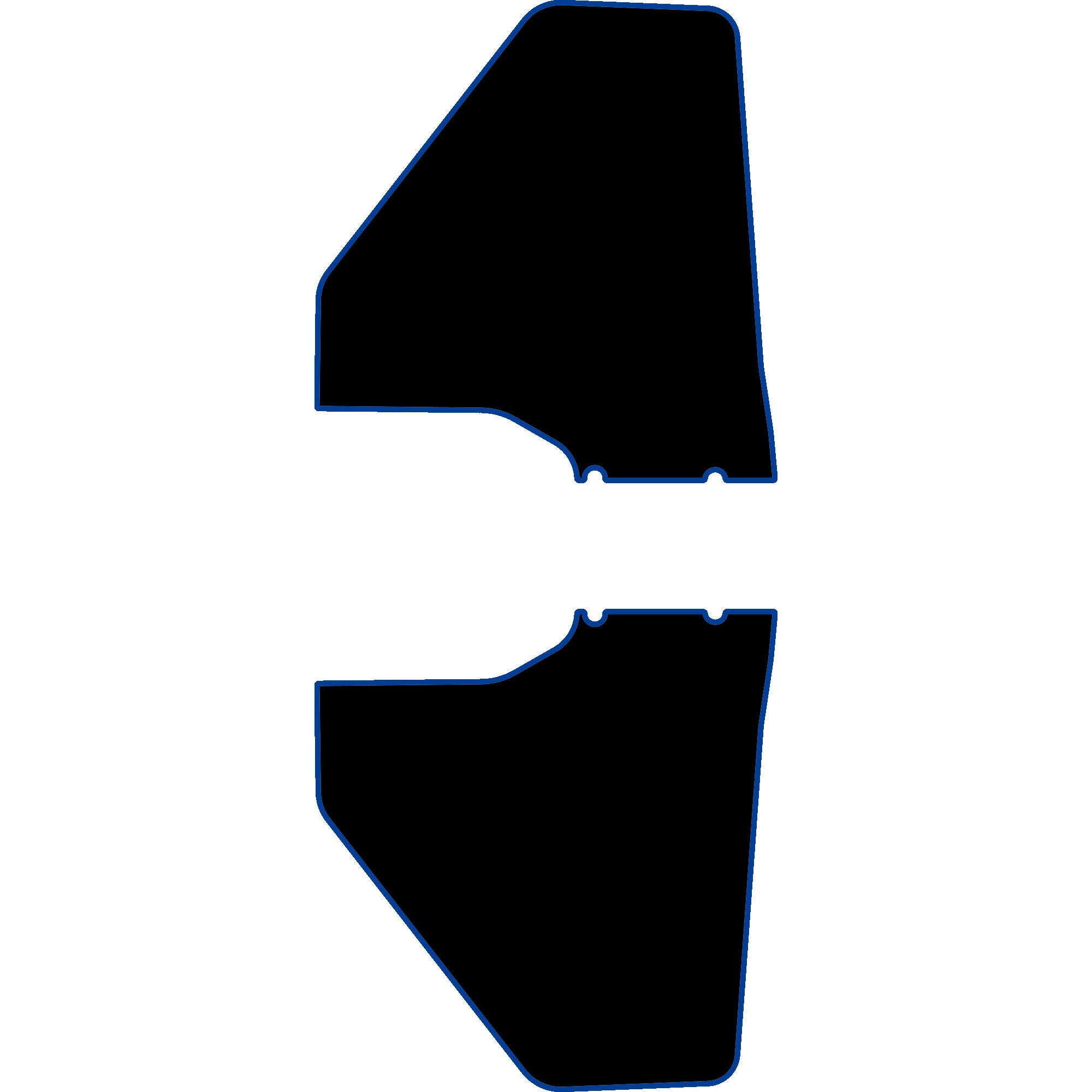 Polaris Ranger XP 1000 - 2 Seat Door Liners - OEM