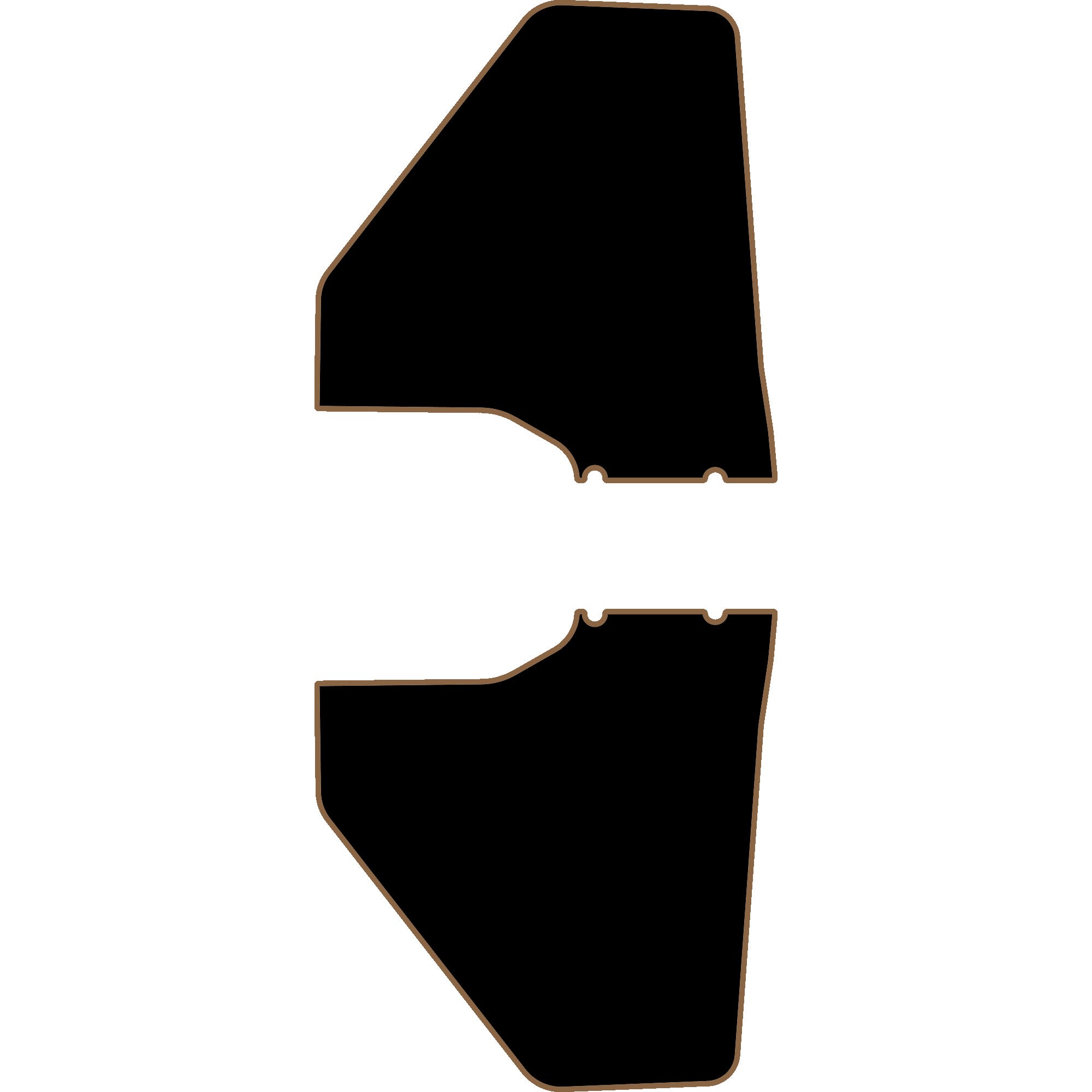 Polaris Ranger XP 1000 - 2 Seat Door Liners - OEM