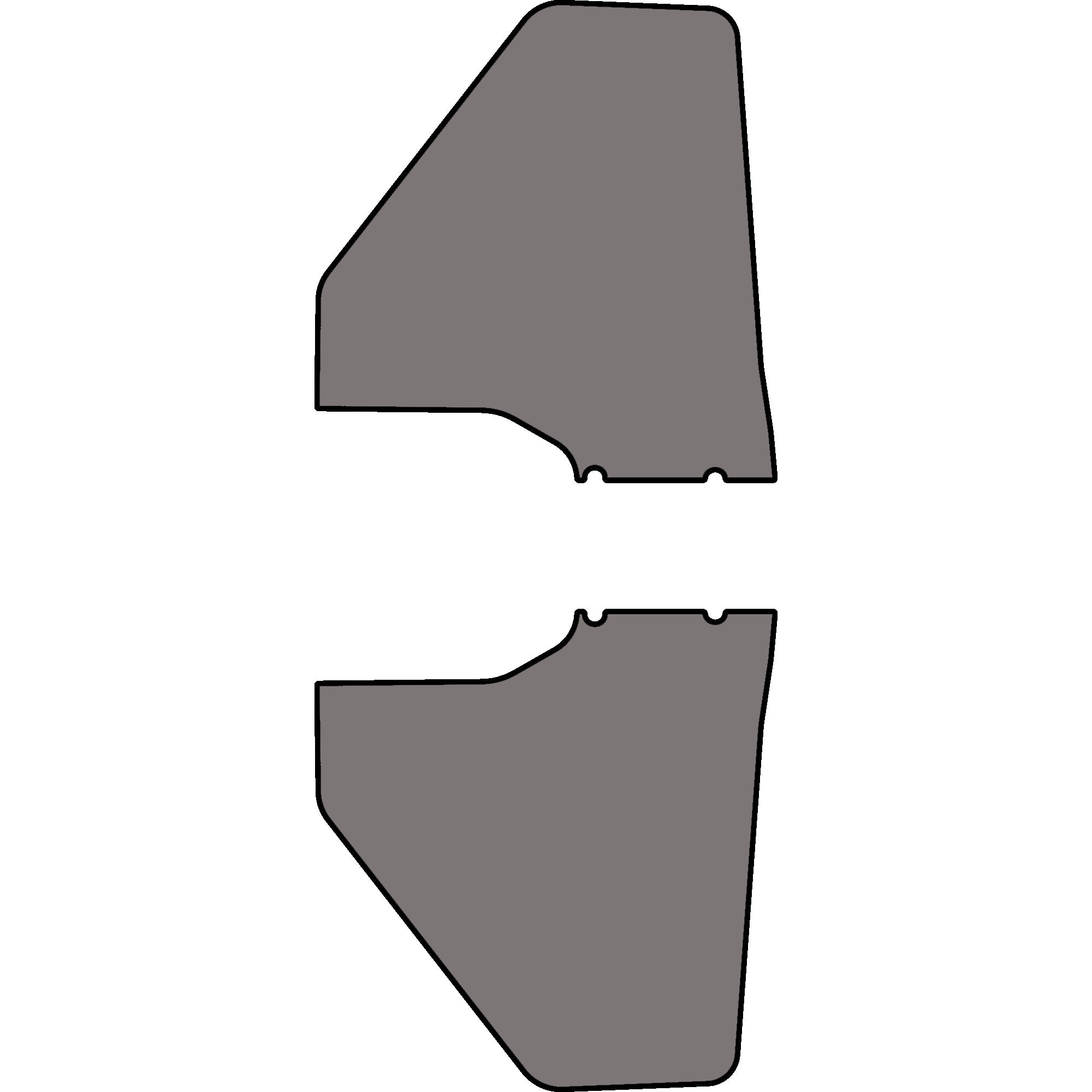 Polaris Ranger XP 1000 - 2 Seat Door Liners - OEM