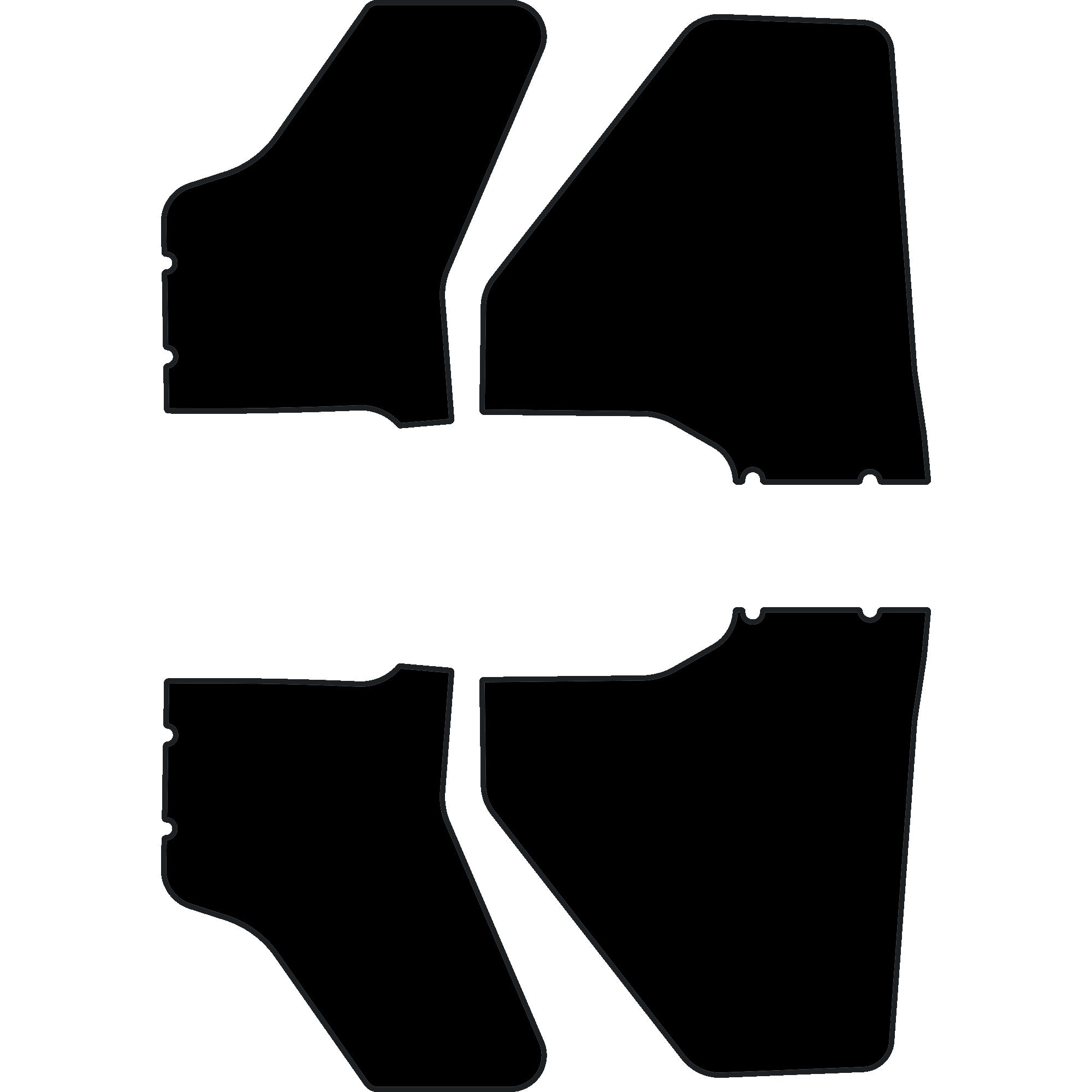 Polaris Ranger XP 1000 - 4 Seat Door Liners - OEM