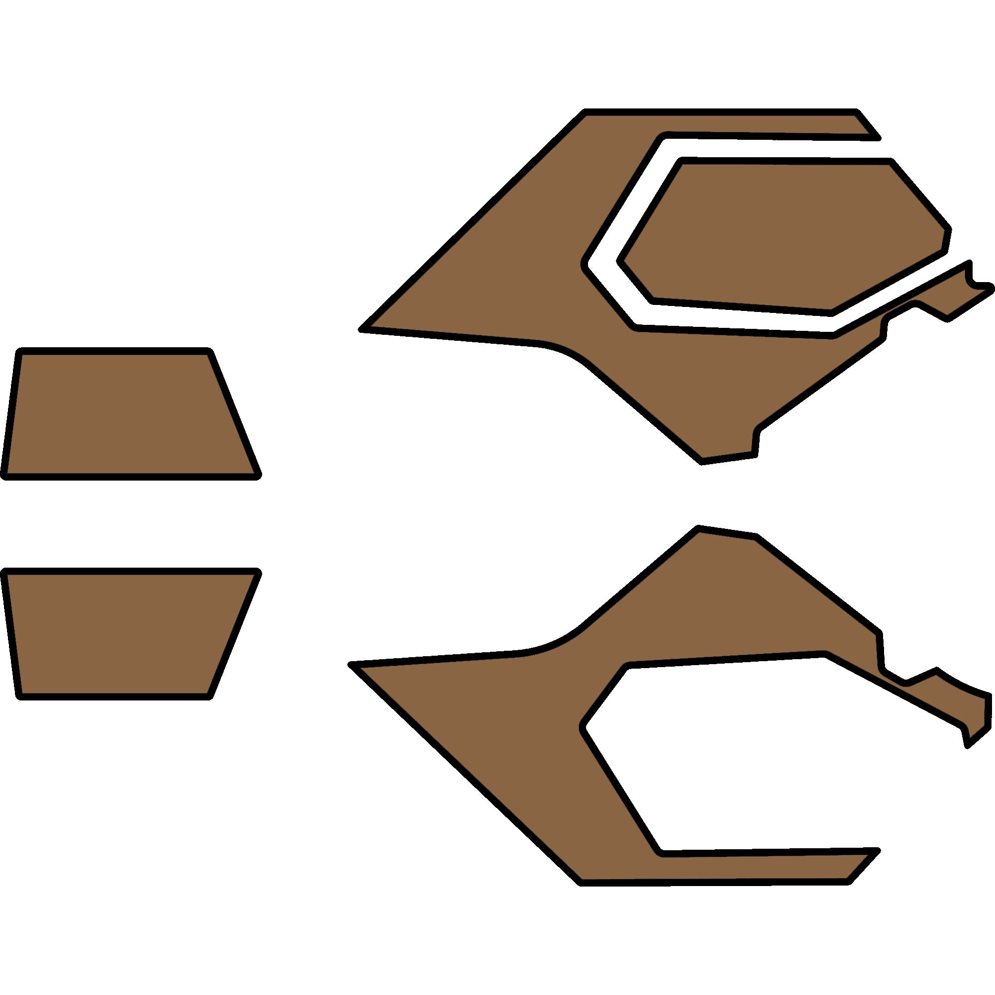 2022–2025 Polaris RZR Pro R - 4 Seat Center Console - OEM