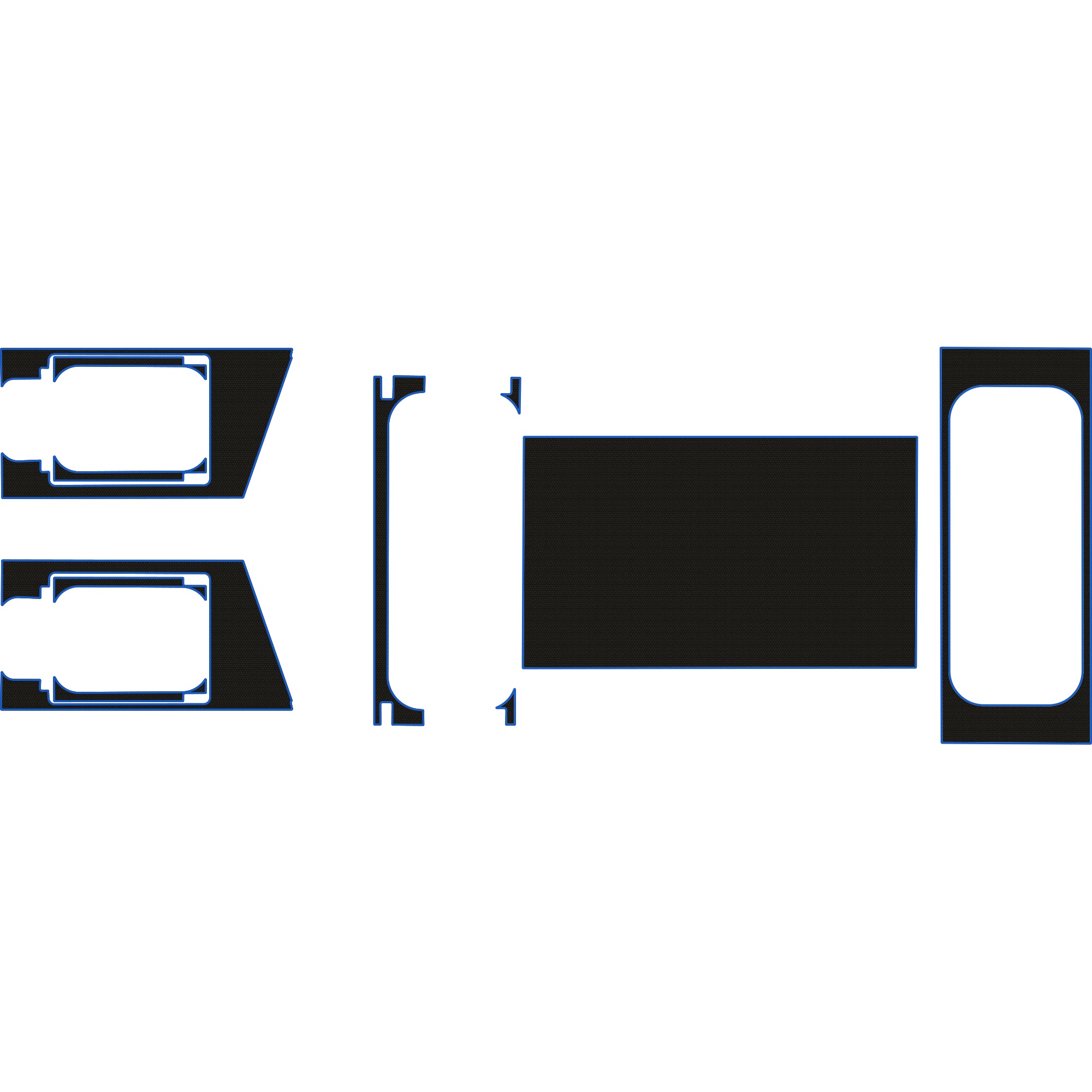 Polaris Ranger 1500 - 4 Seat Truck Cap Accessories - Kelly Fabworks