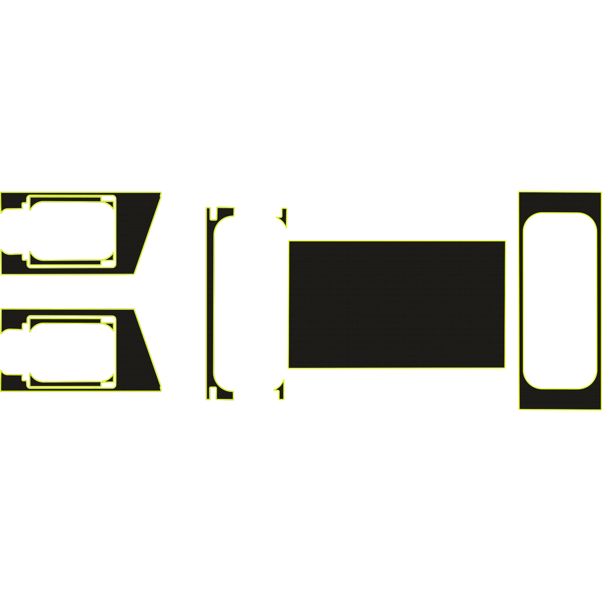 Polaris Ranger 1500 - 4 Seat Truck Cap Accessories - Kelly Fabworks