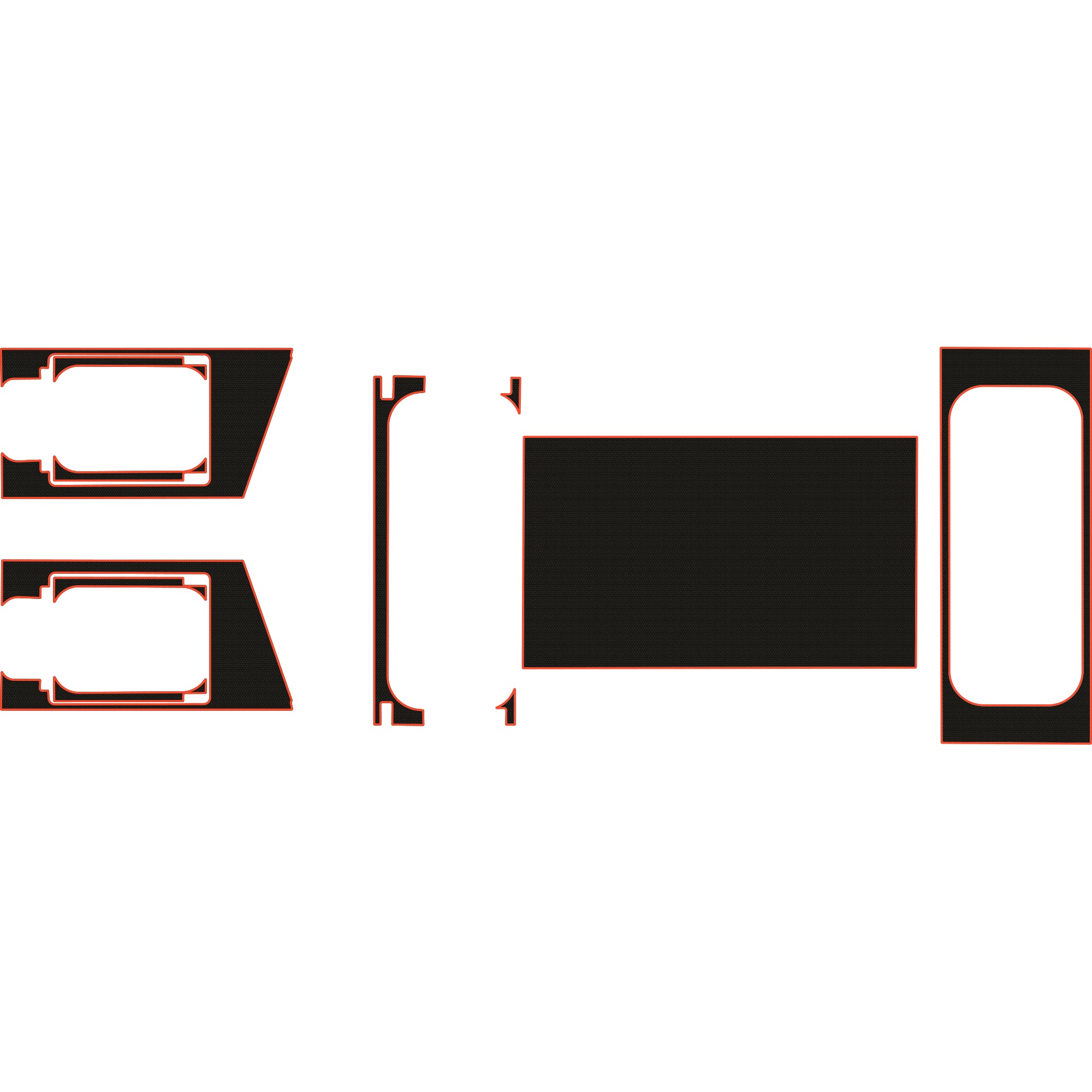 Polaris Ranger 1500 - 4 Seat Truck Cap Accessories - Kelly Fabworks